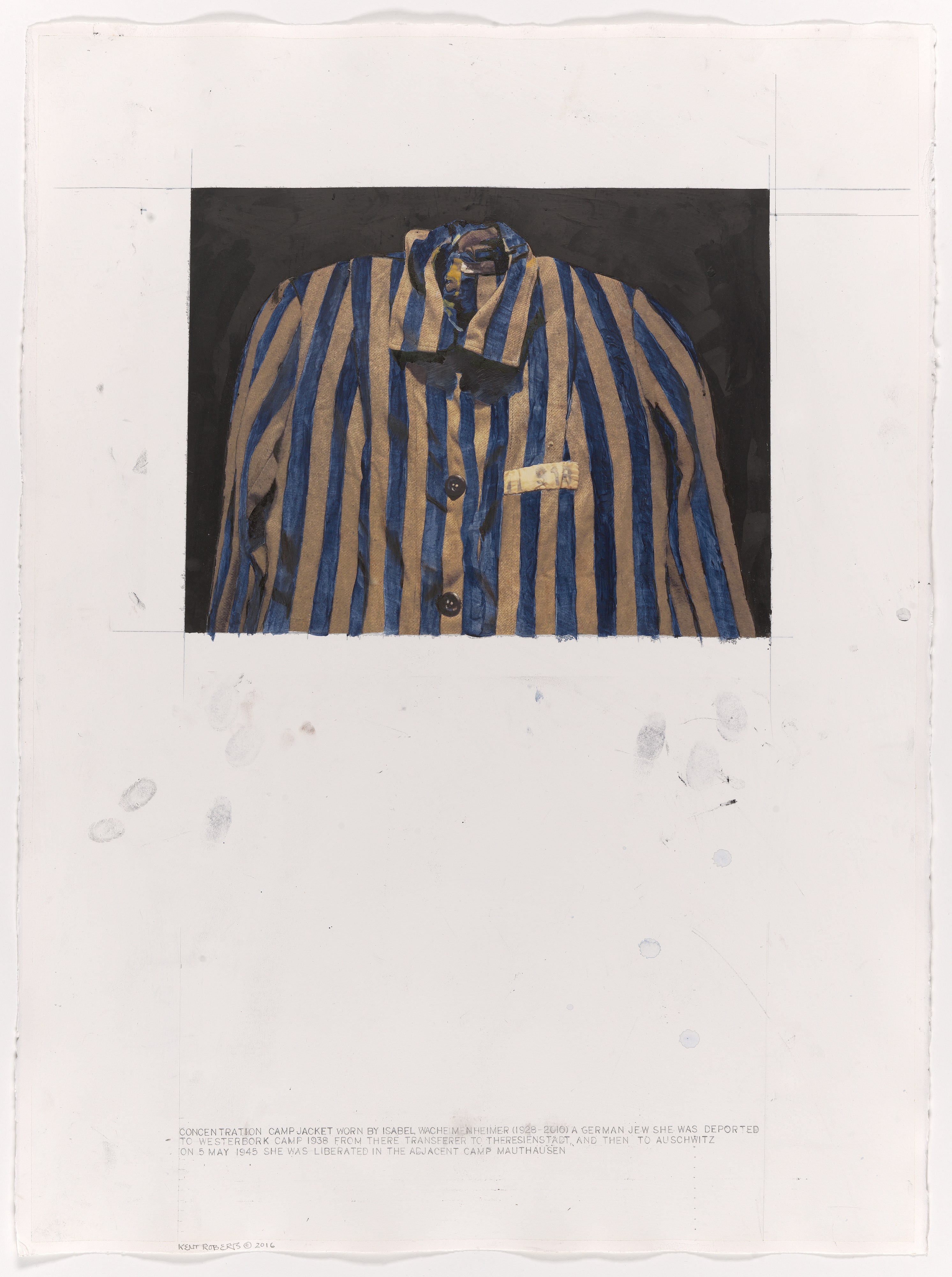 Concentration Camp Jacket work by Isabel Wachenheimer (1928-2010)
