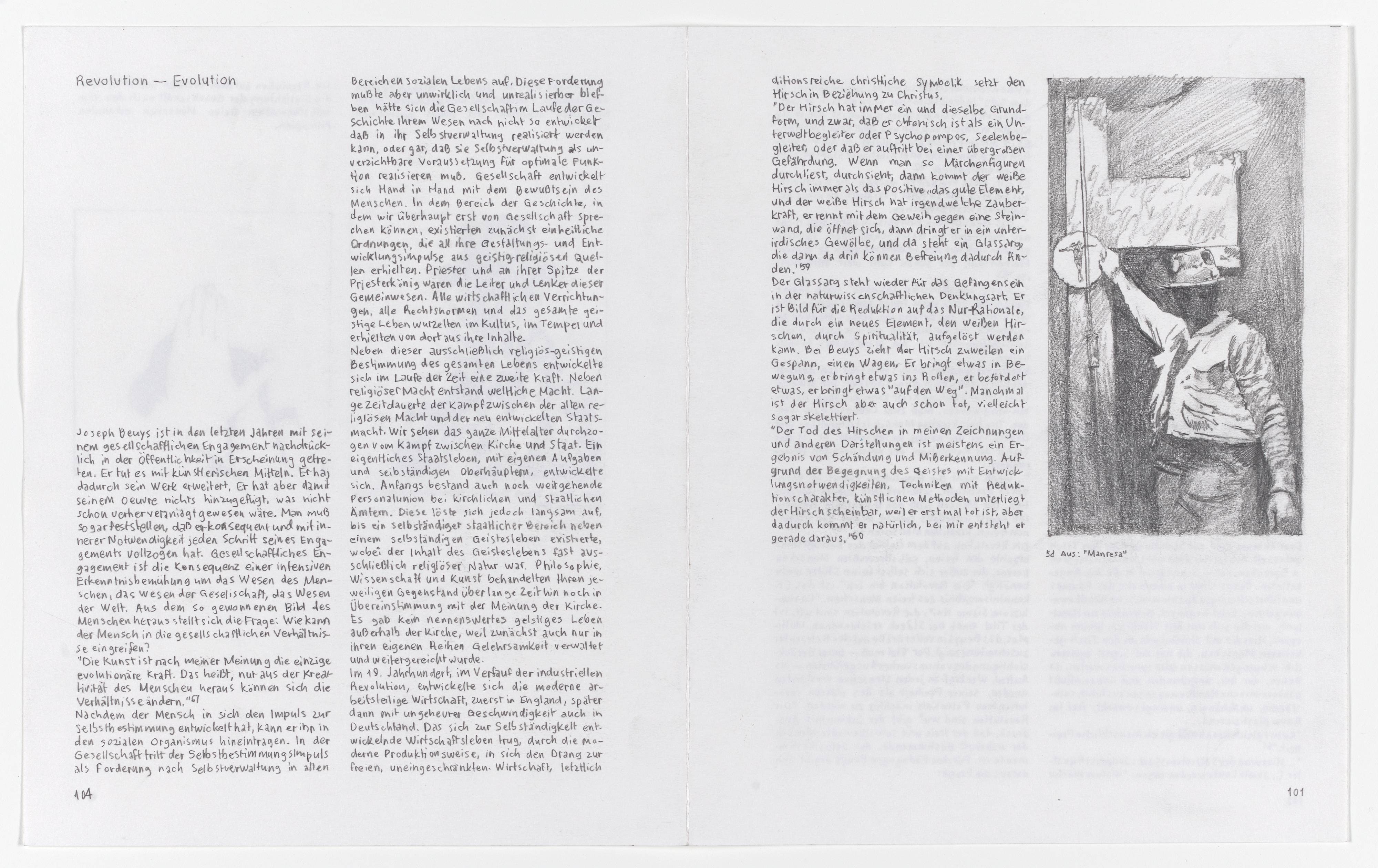 Untitled (Monks) [Featured Artist Joseph Beuys]