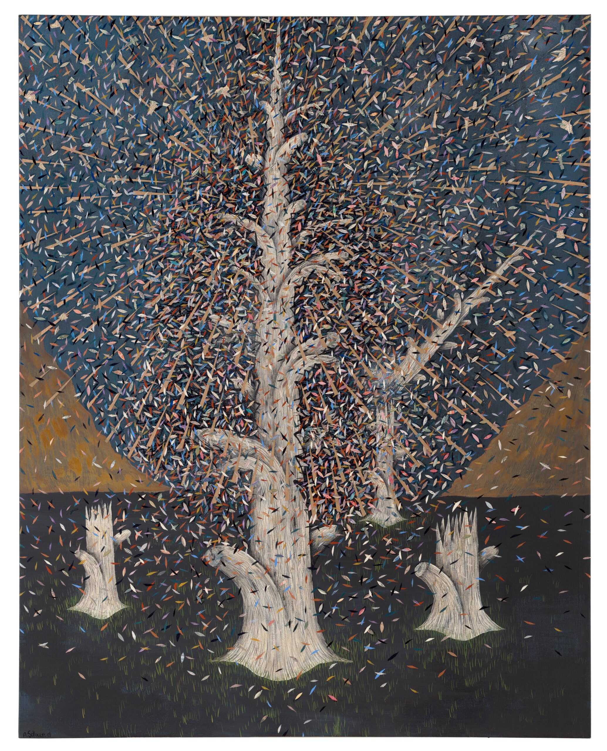 Ten Thousand Leaves In Darkness