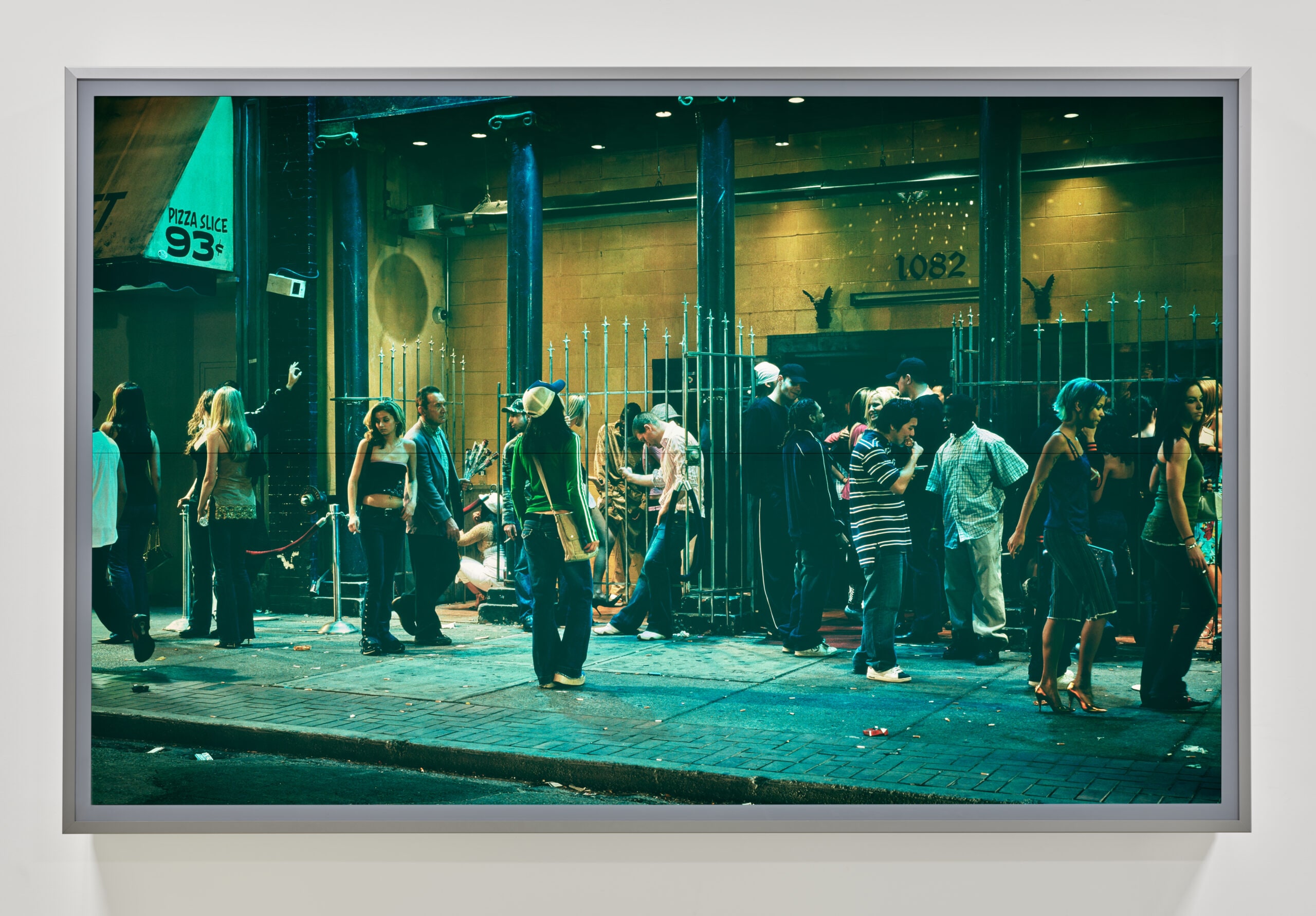 In front of a nightclub