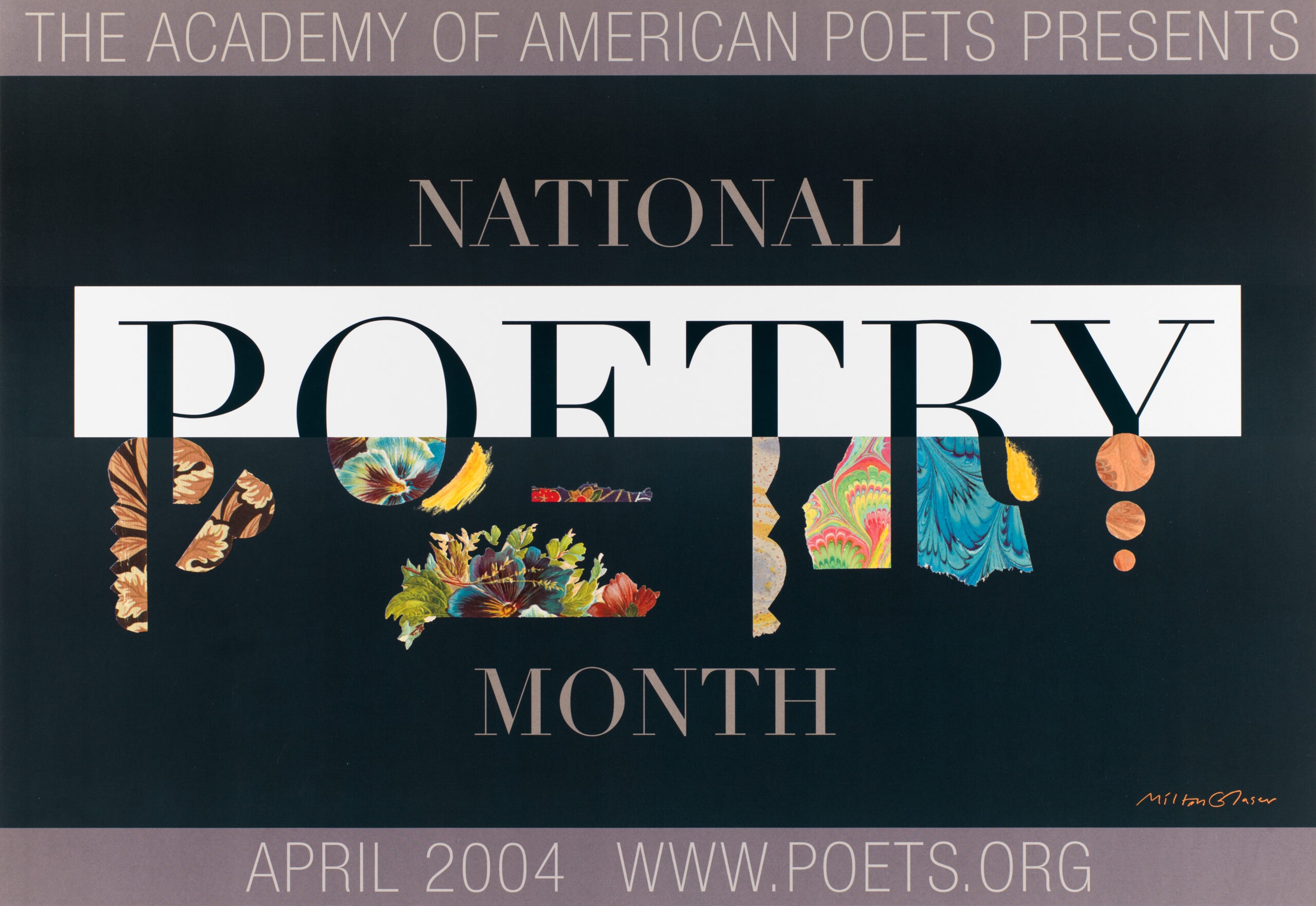 National Poetry Month poster