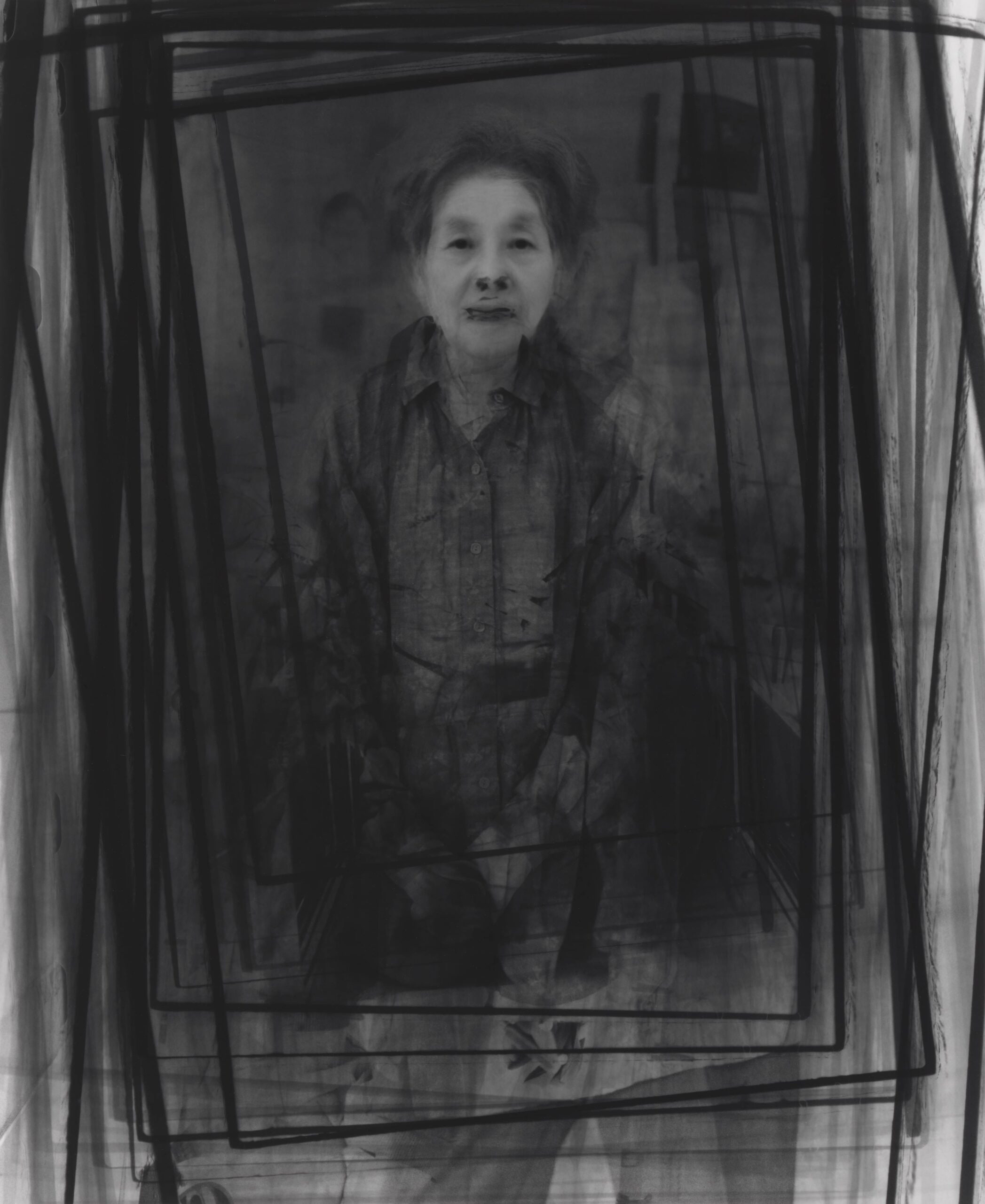 55 Elderly Residents of Special Care Nursing Homes, September 2001, Nursing Facility: "Taiyo”, Chiba / "Hakuju-en”, Tokyo, from the series our face