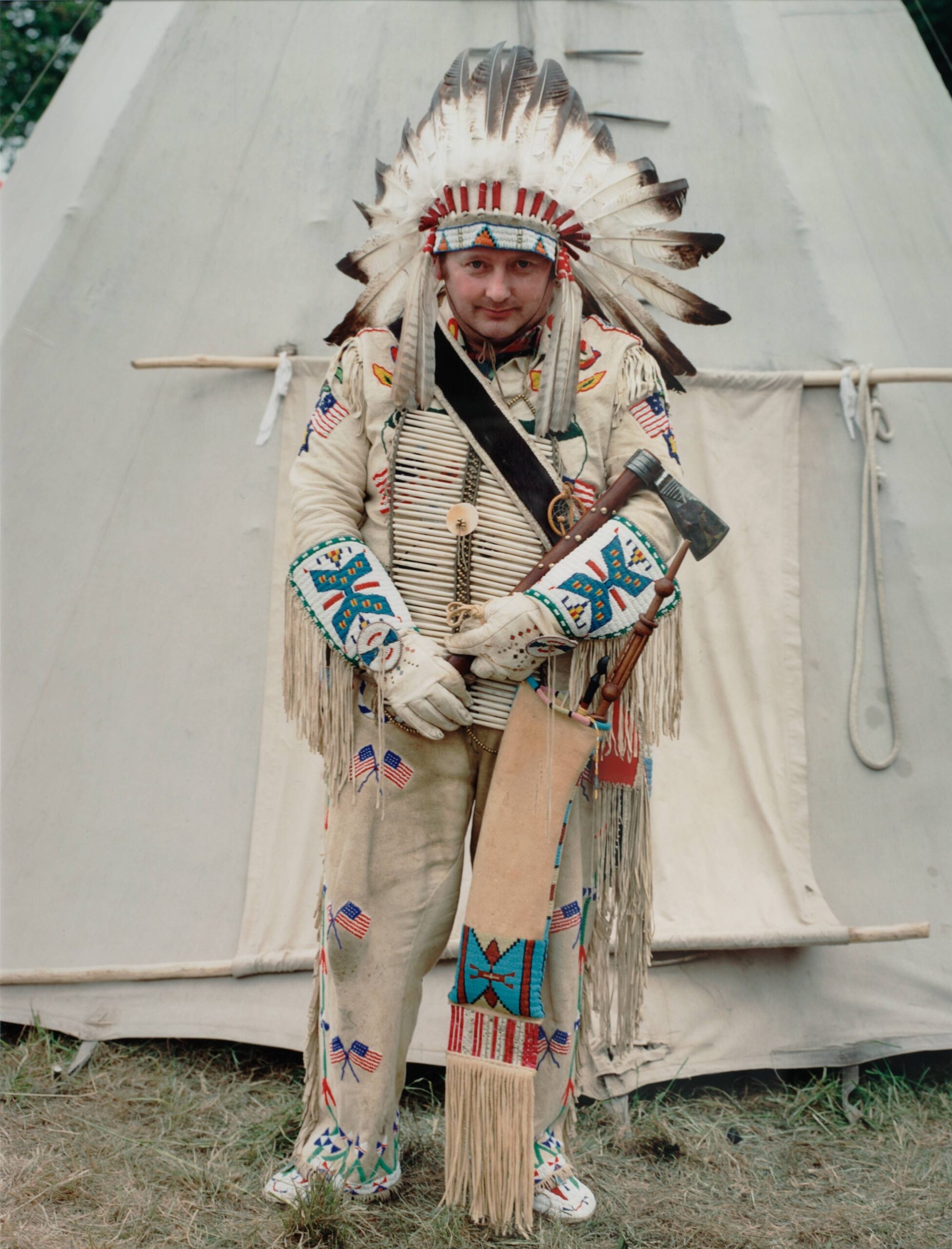 Chief, from the series German Indians