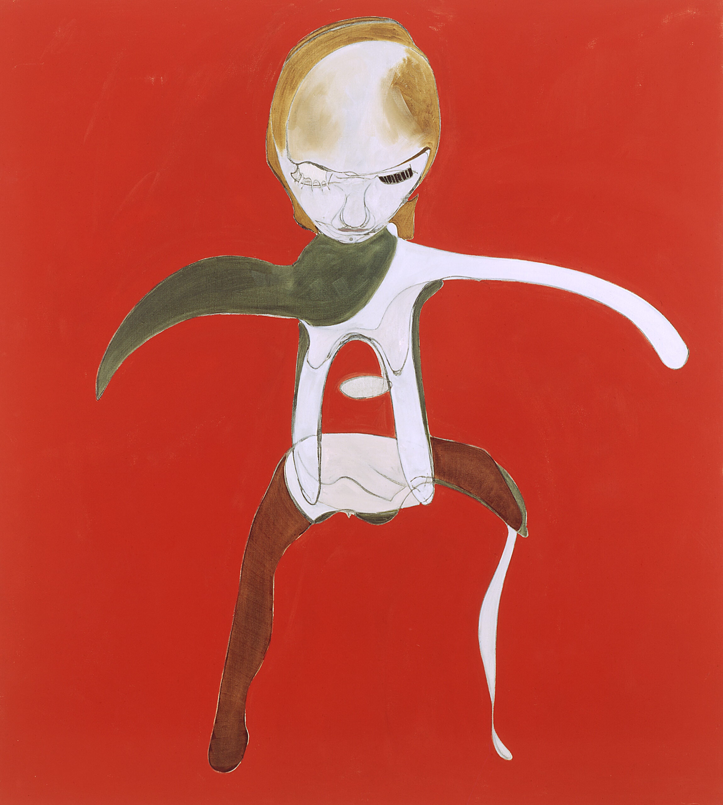 Red Self-Portrait