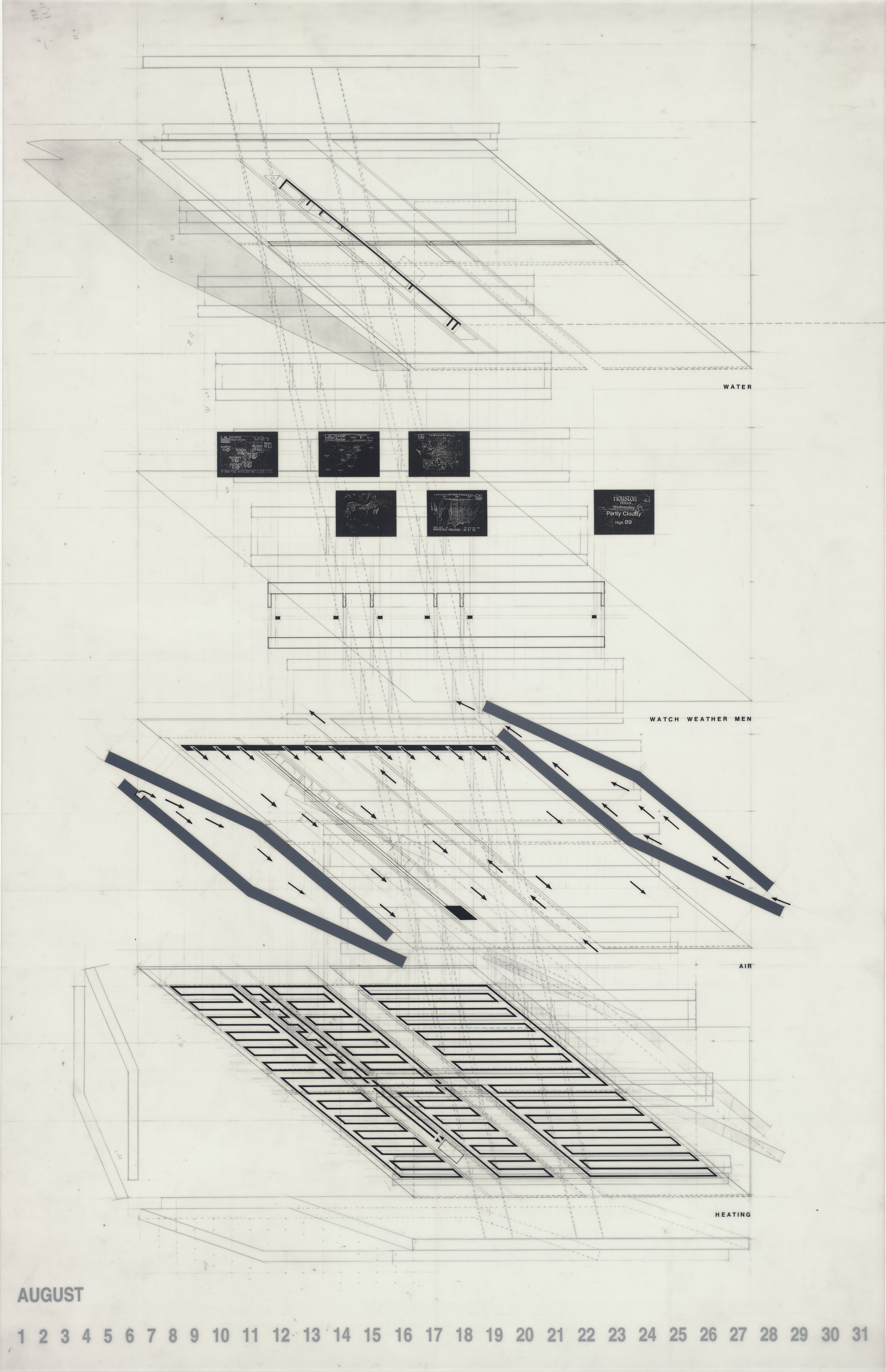 Drawing for Weather House
