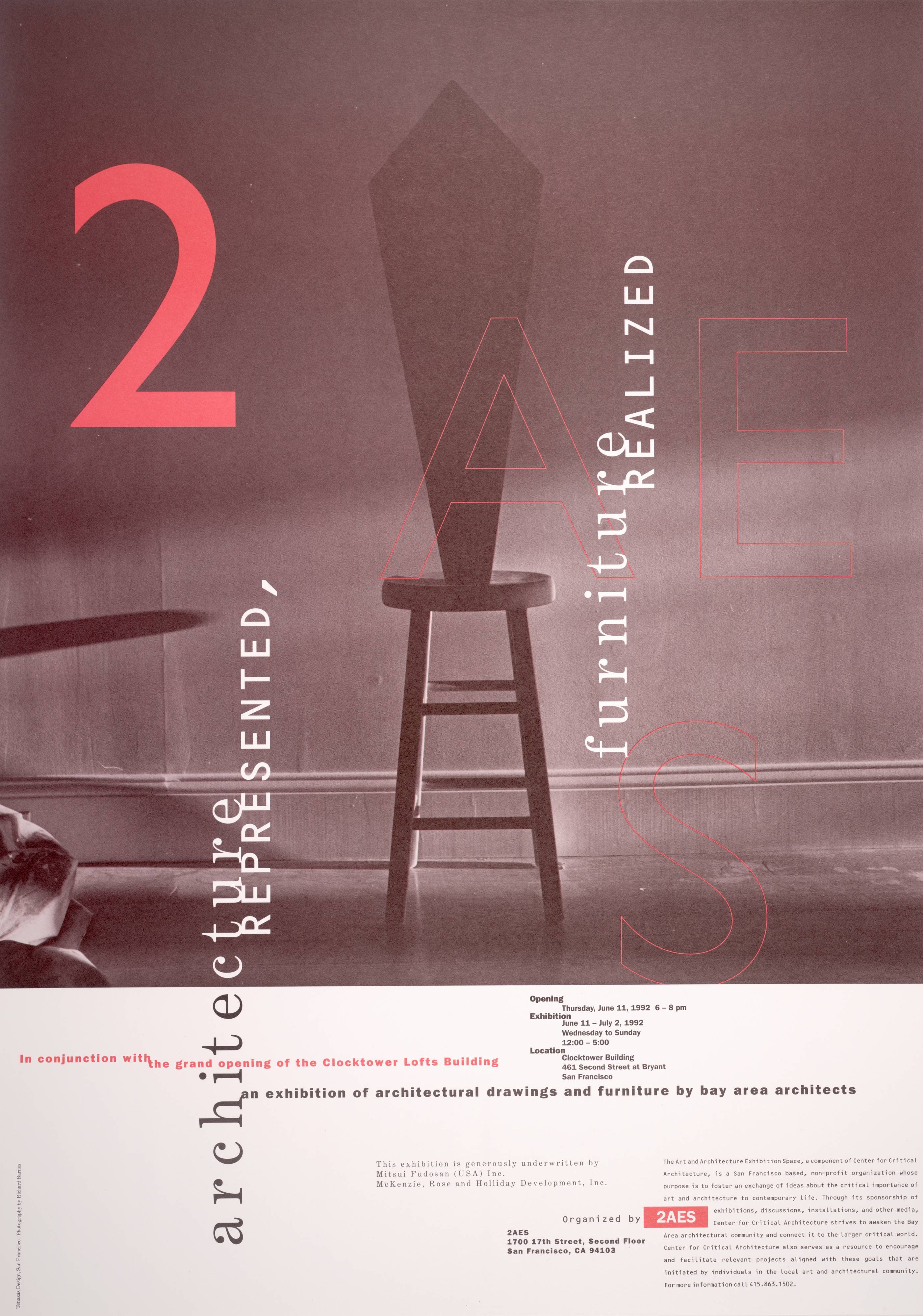 Architecture Represented, Furniture Realized poster