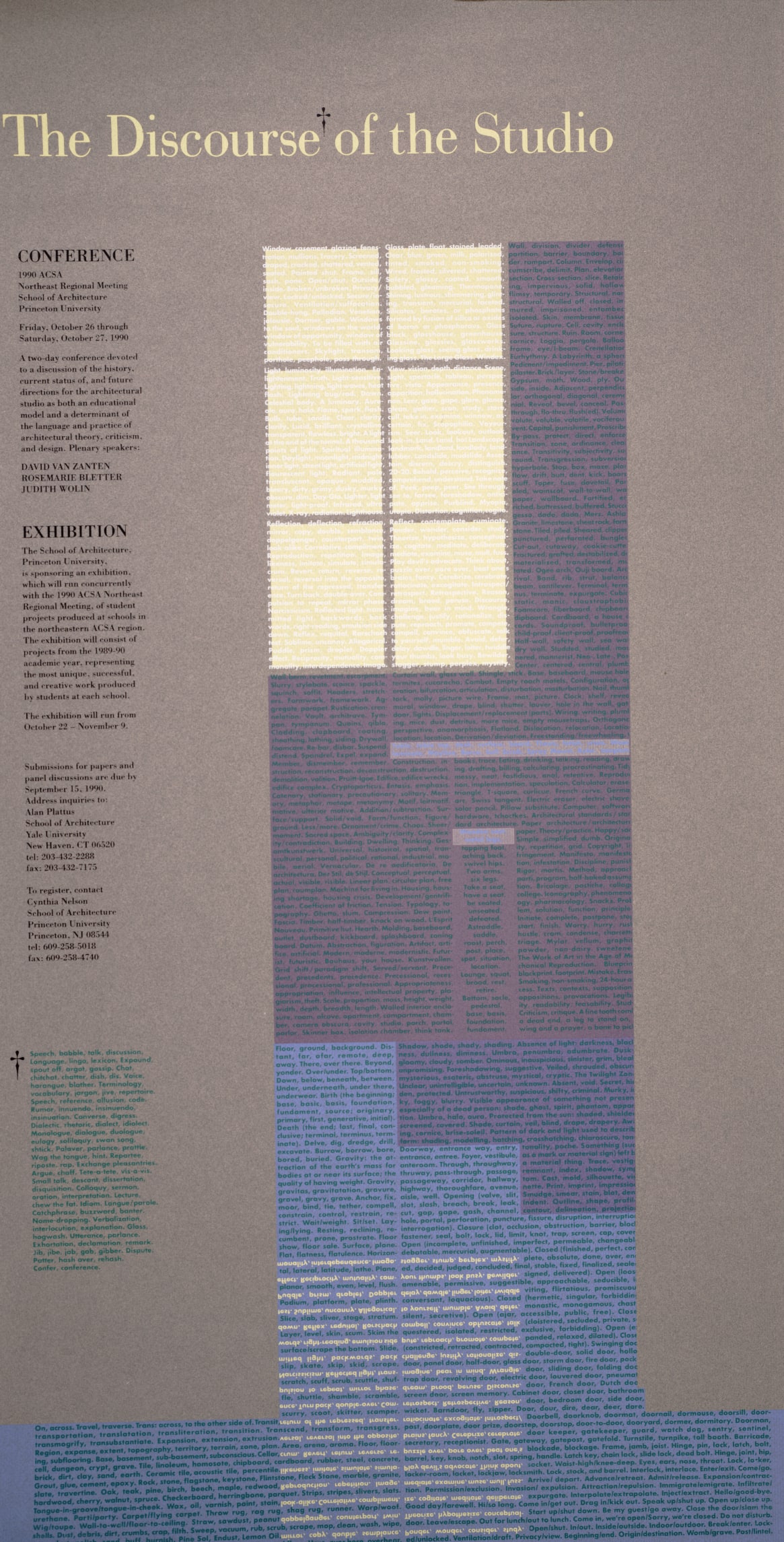 The Discourse of the Studio poster