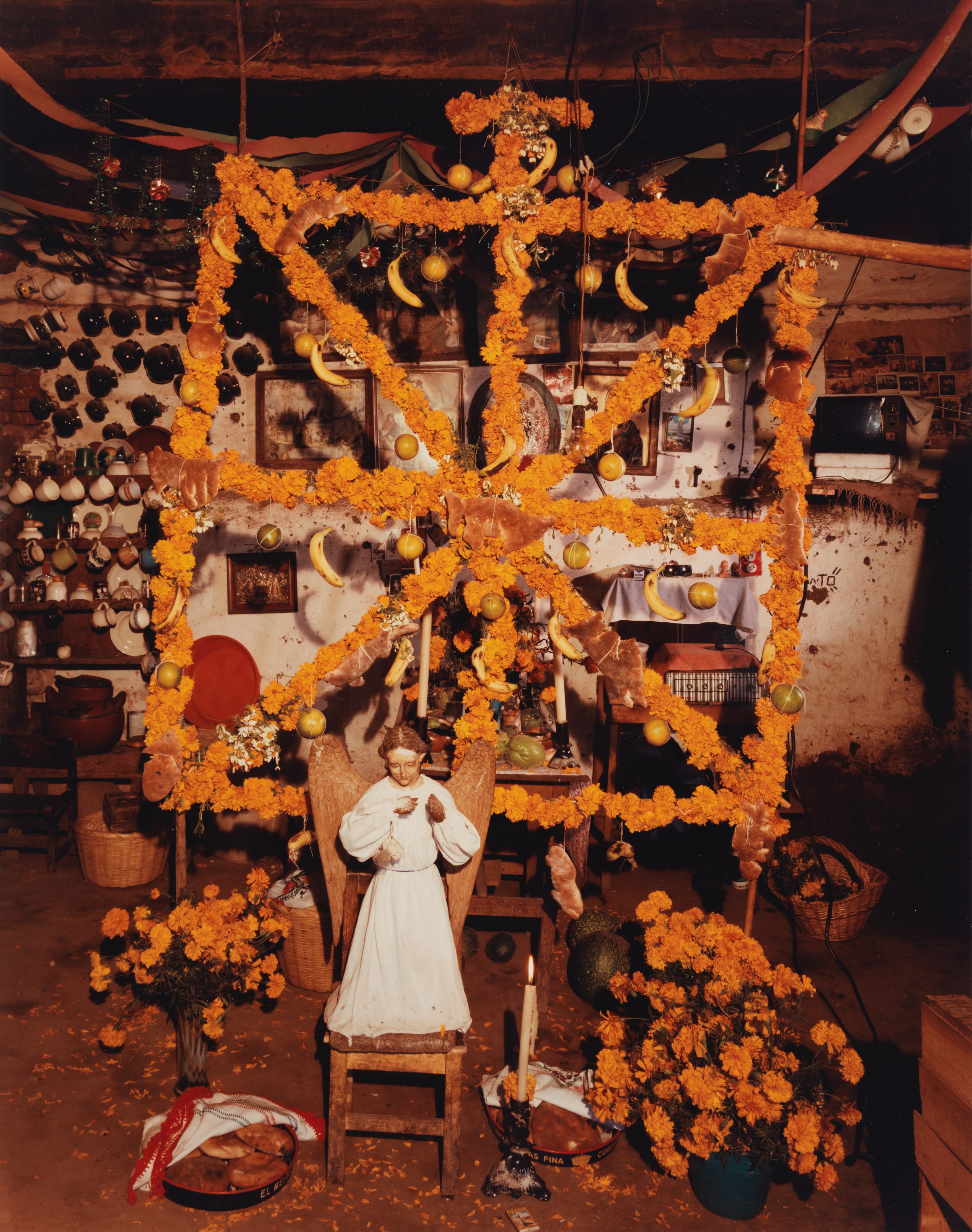 Icon with Ofrenda, Michoacan, Mexico