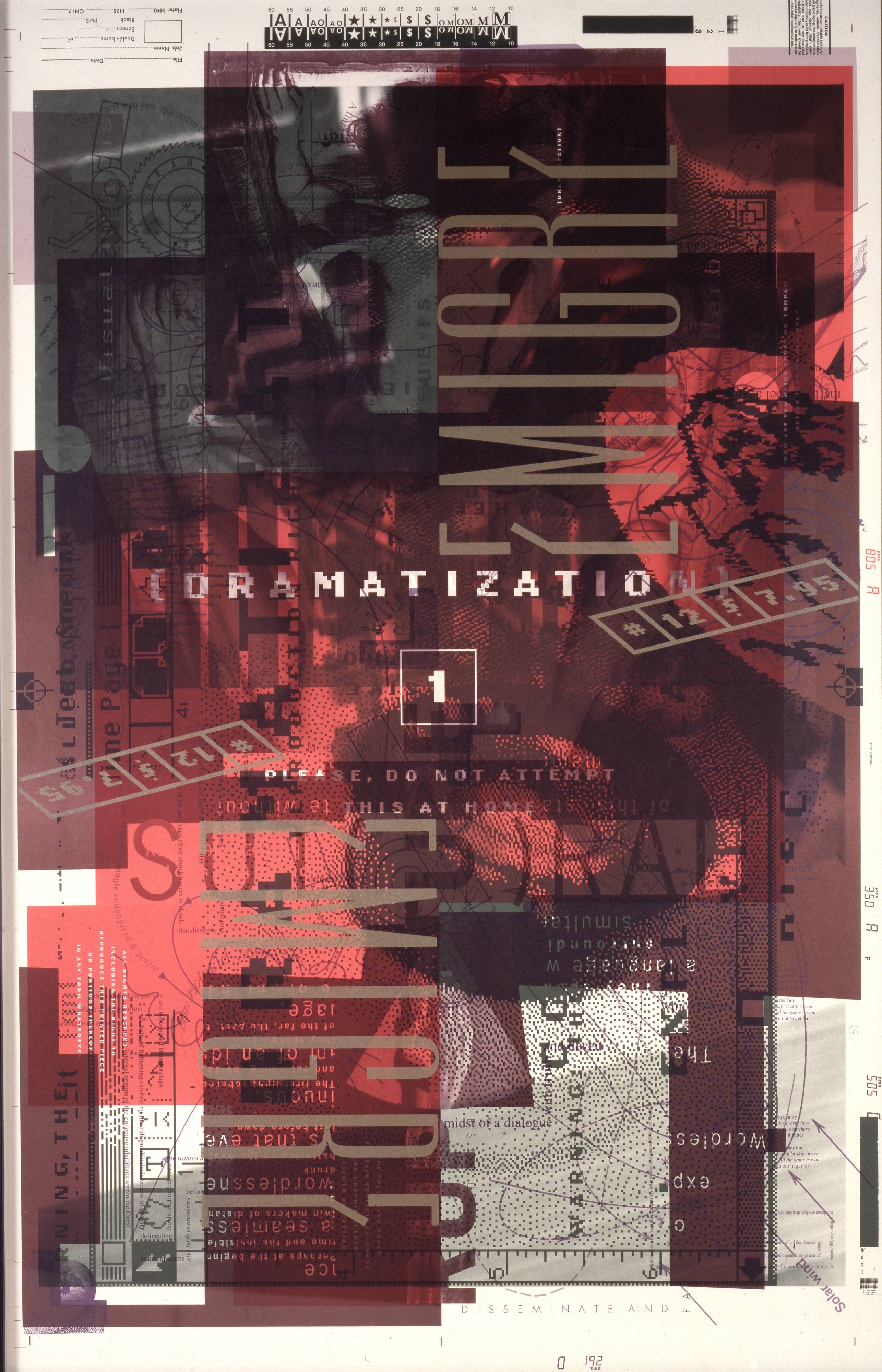 Stage 5 poster, from Emigre no. 12