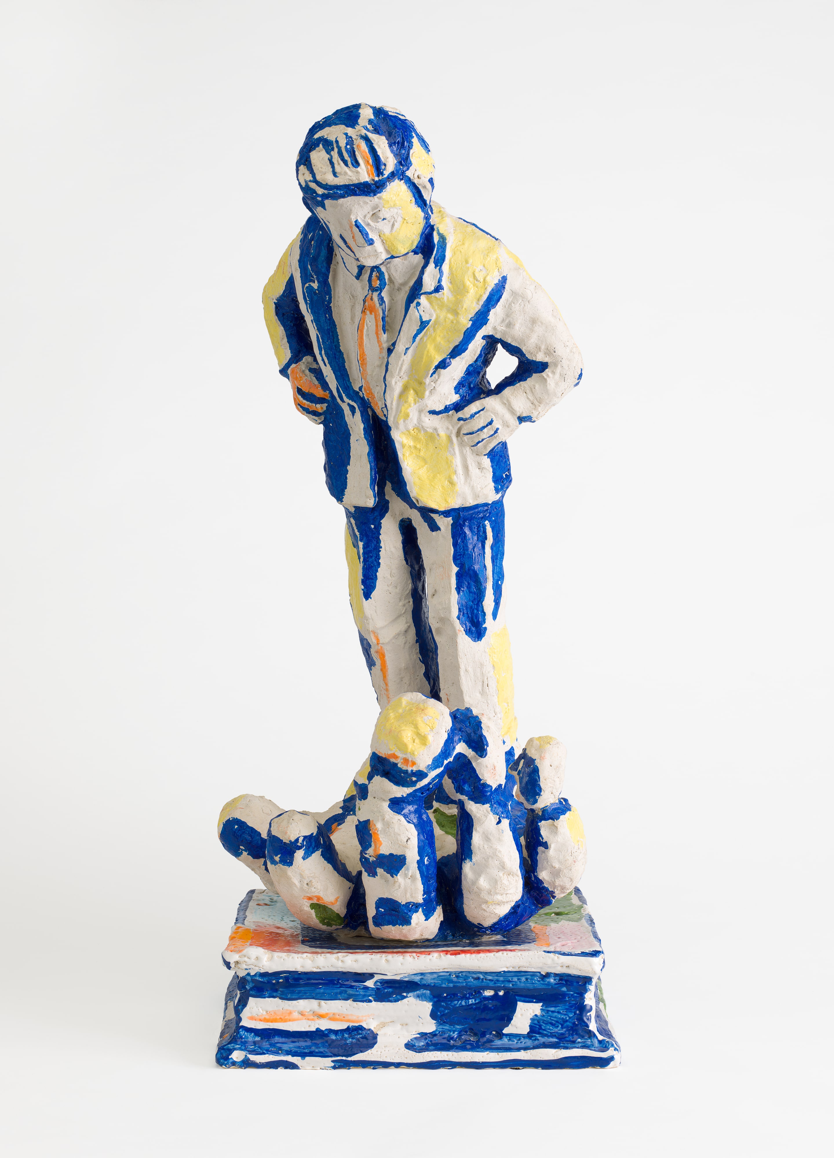 Man Standing on Glove