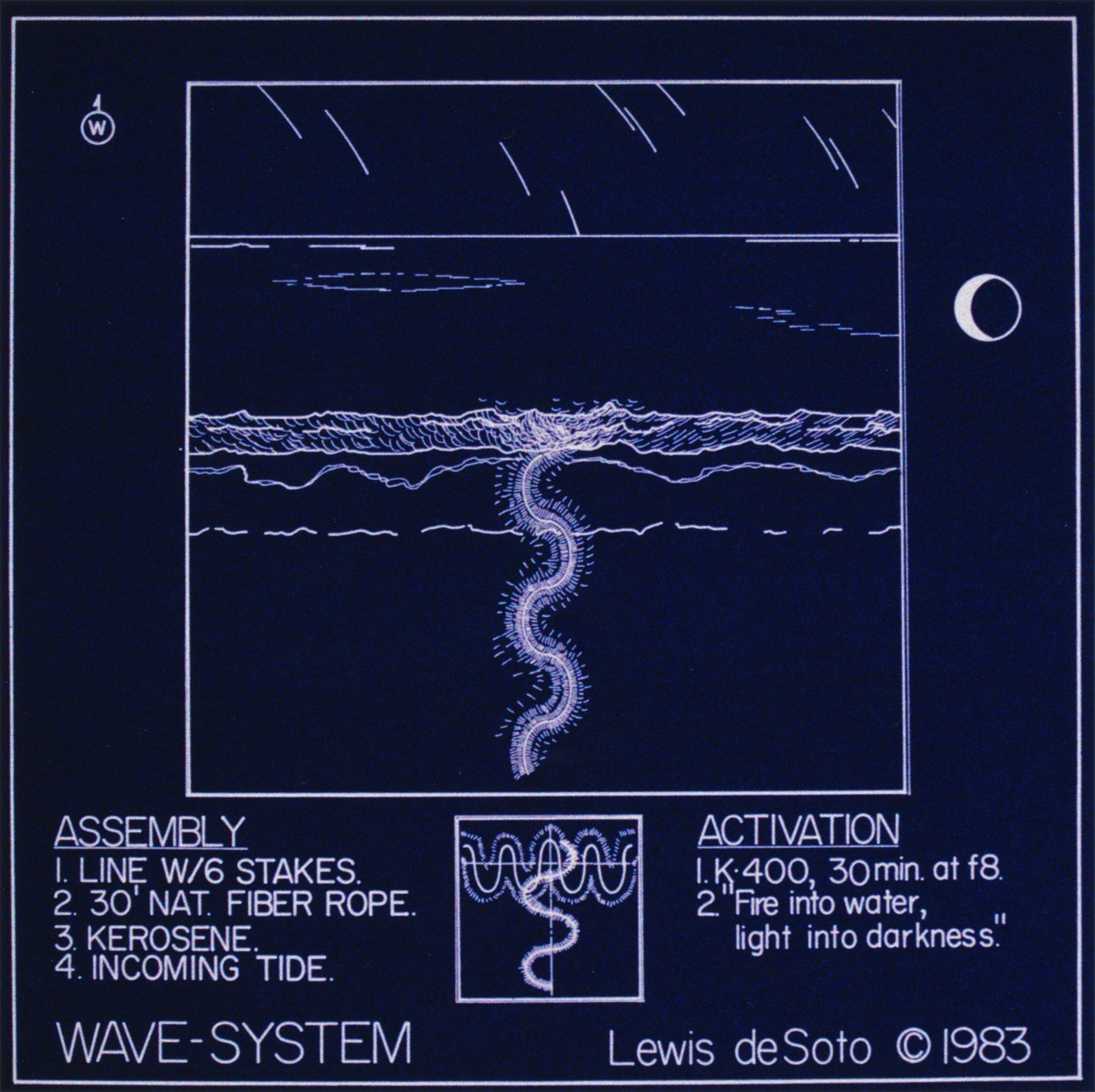 Drawing for Wave System, from the series Site Projects