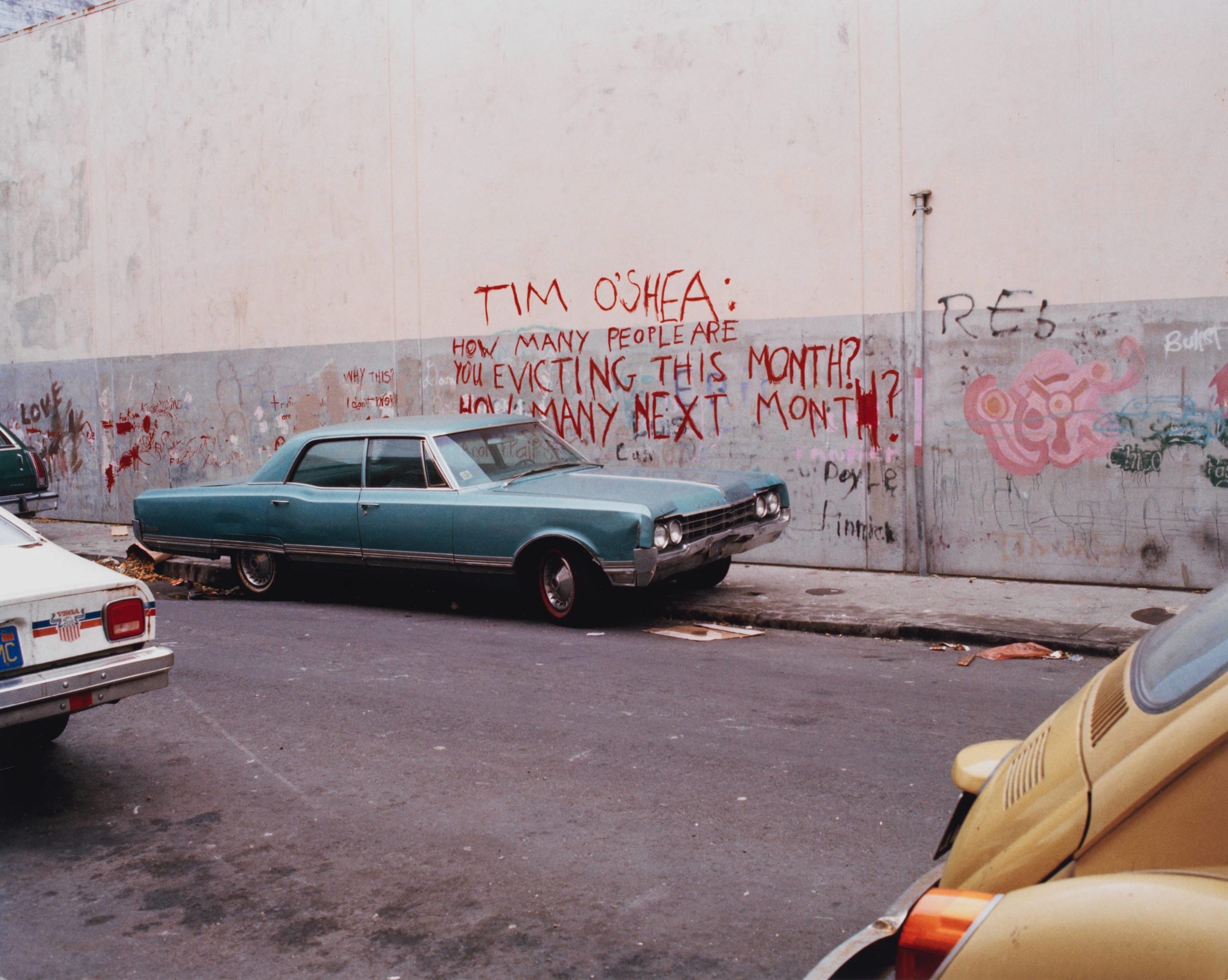 Tim O'Shea Eviction Graffiti, Langton Street, San Francisco, from the series South of Market, 1978-1986