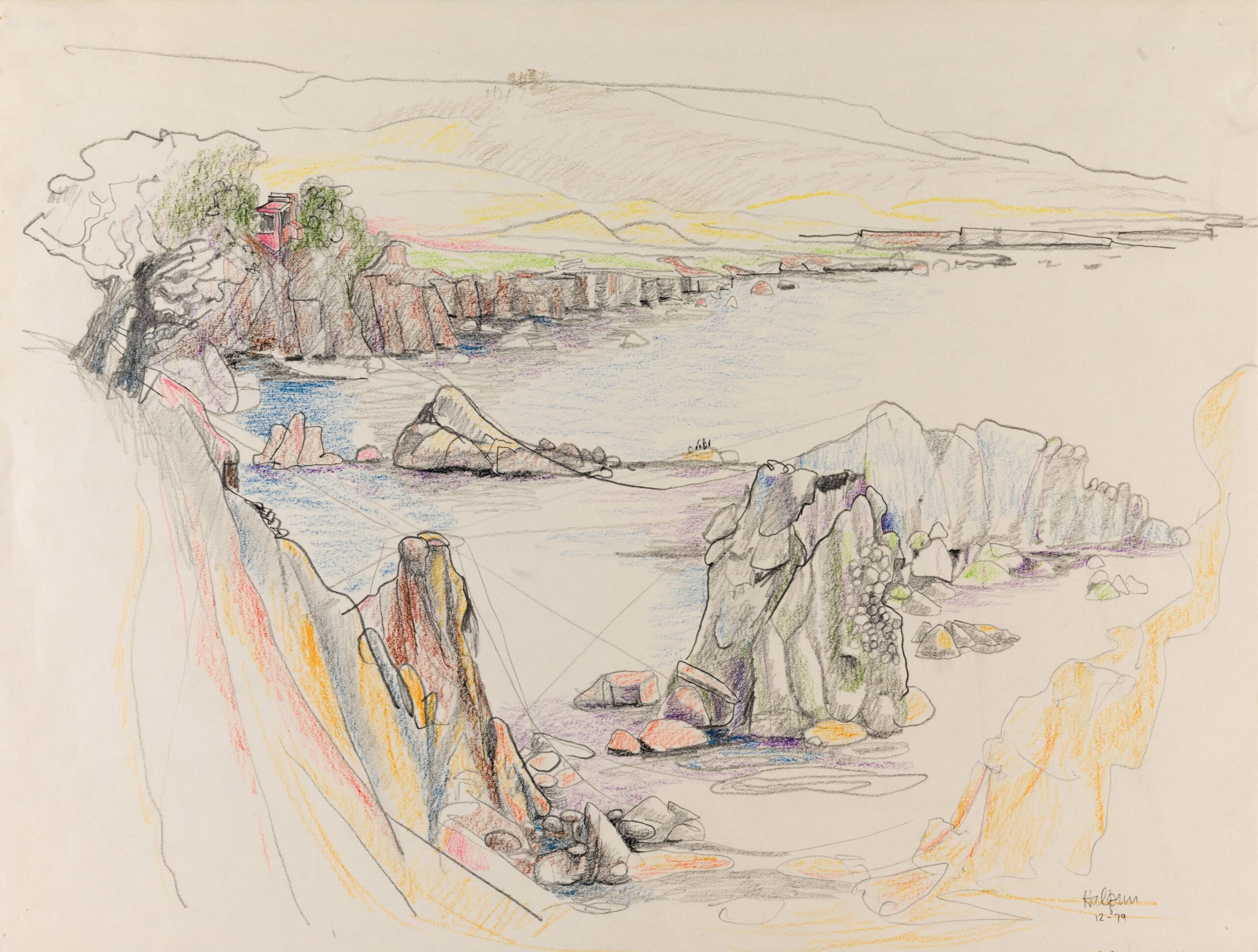 Drawing of The Sea Ranch, California