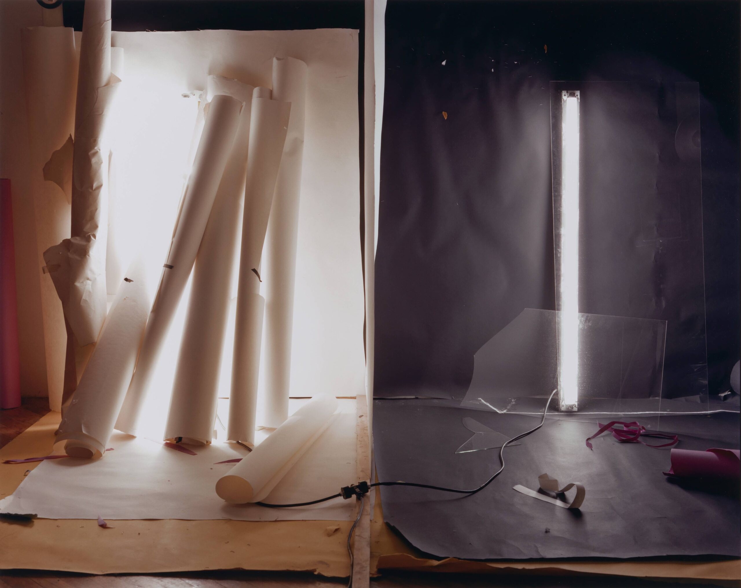 Light Behind White Rolls and Light Behind Glass [no. 99]