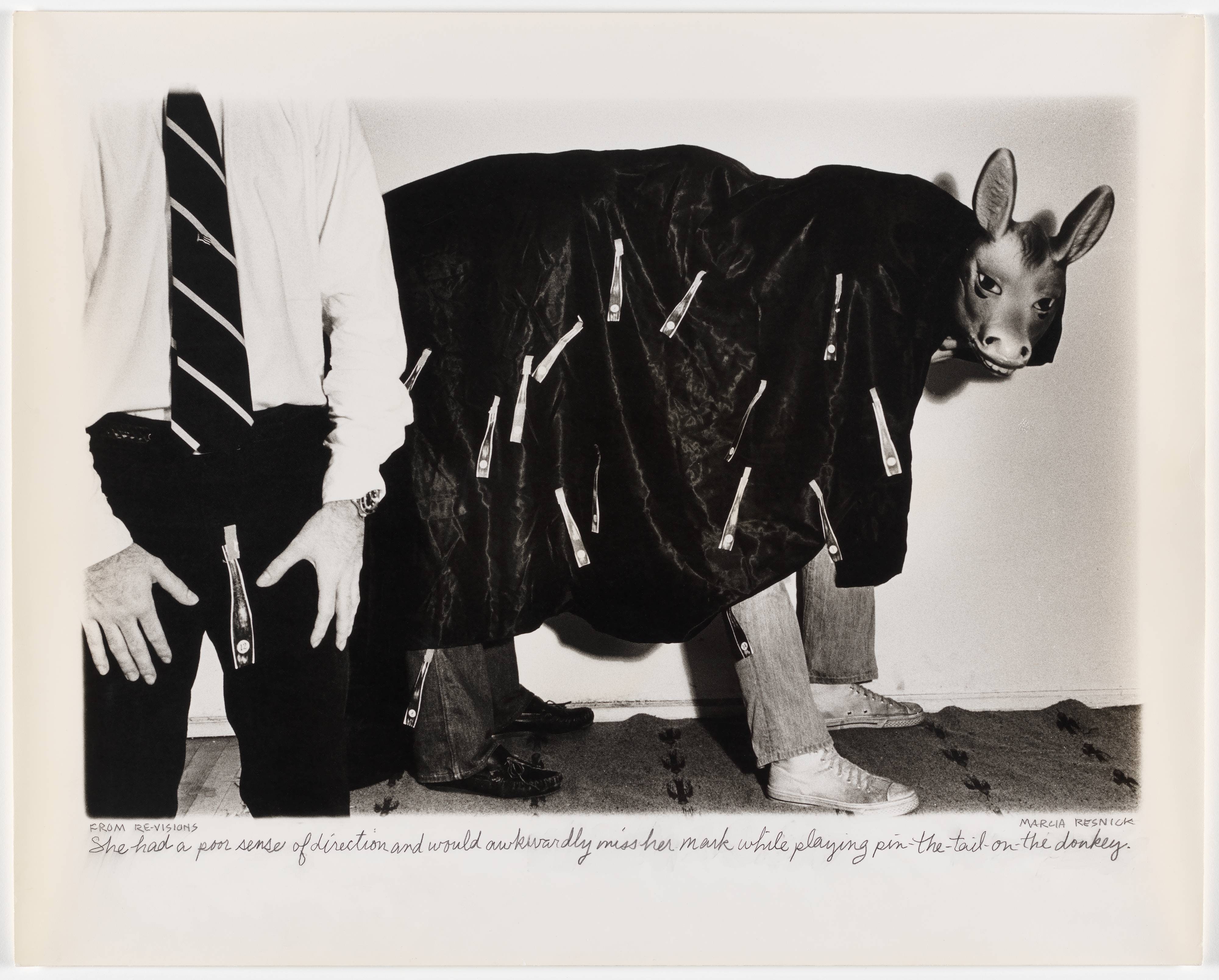 She had a poor sense of direction and would awkwardly miss her mark while playing pin-the-tail-on-the-donkey.