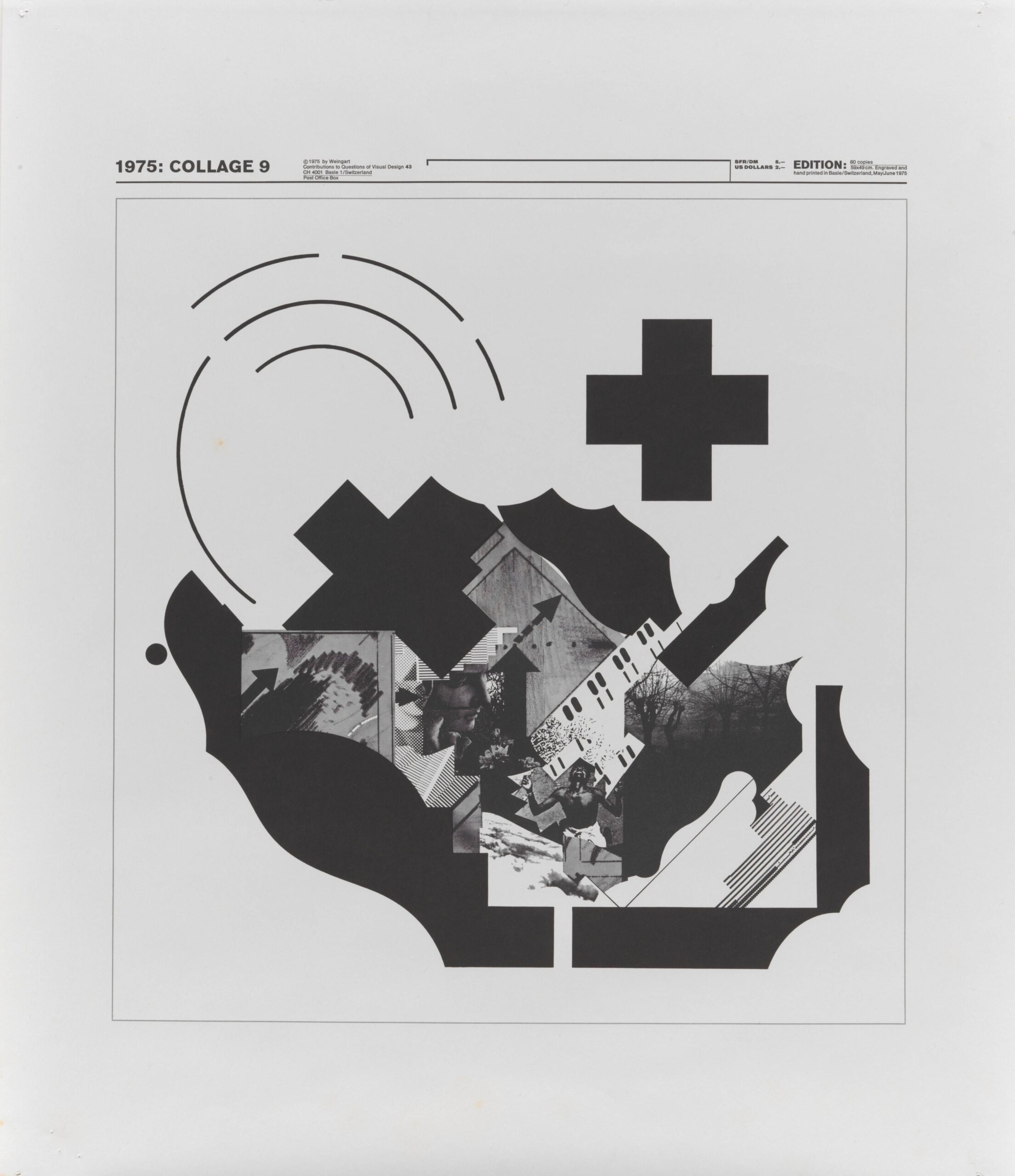 Collage 9, from the series Nine Collages: The New Graphics by Weingart