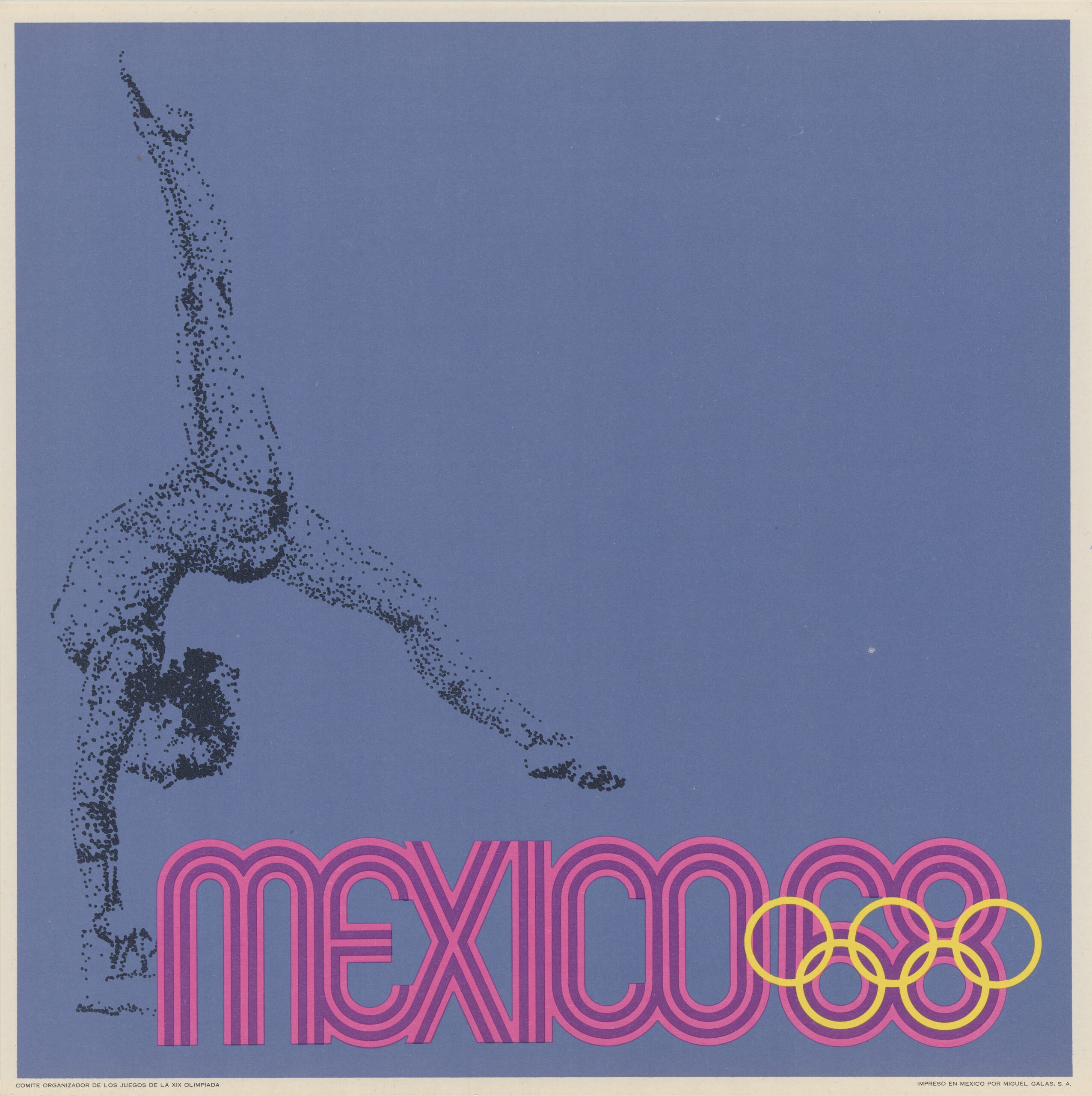 1968 Mexico City Olympics: Gymnastics Balance Beam poster