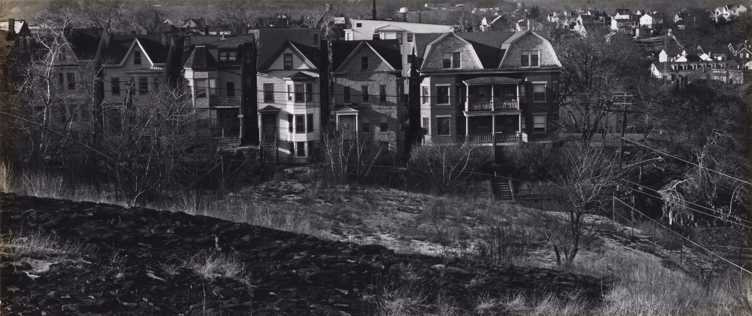 Houses, Ryle Avenue, March, 1968, from the portfolio Paterson