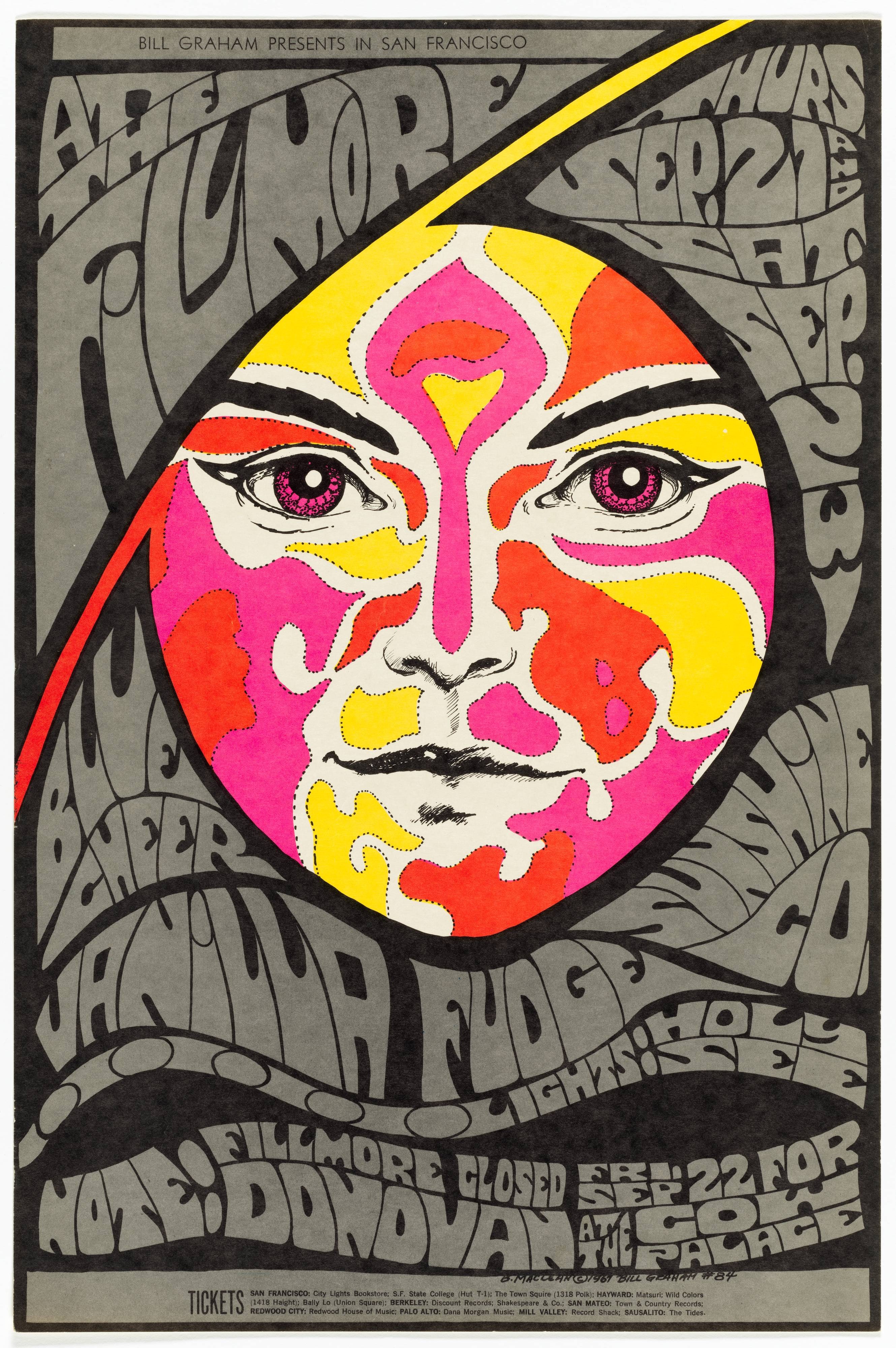 Blue Cheer, Vanilla Fudge, Sunshine Co.; Fillmore Auditorium, September 21 & 23, 1967