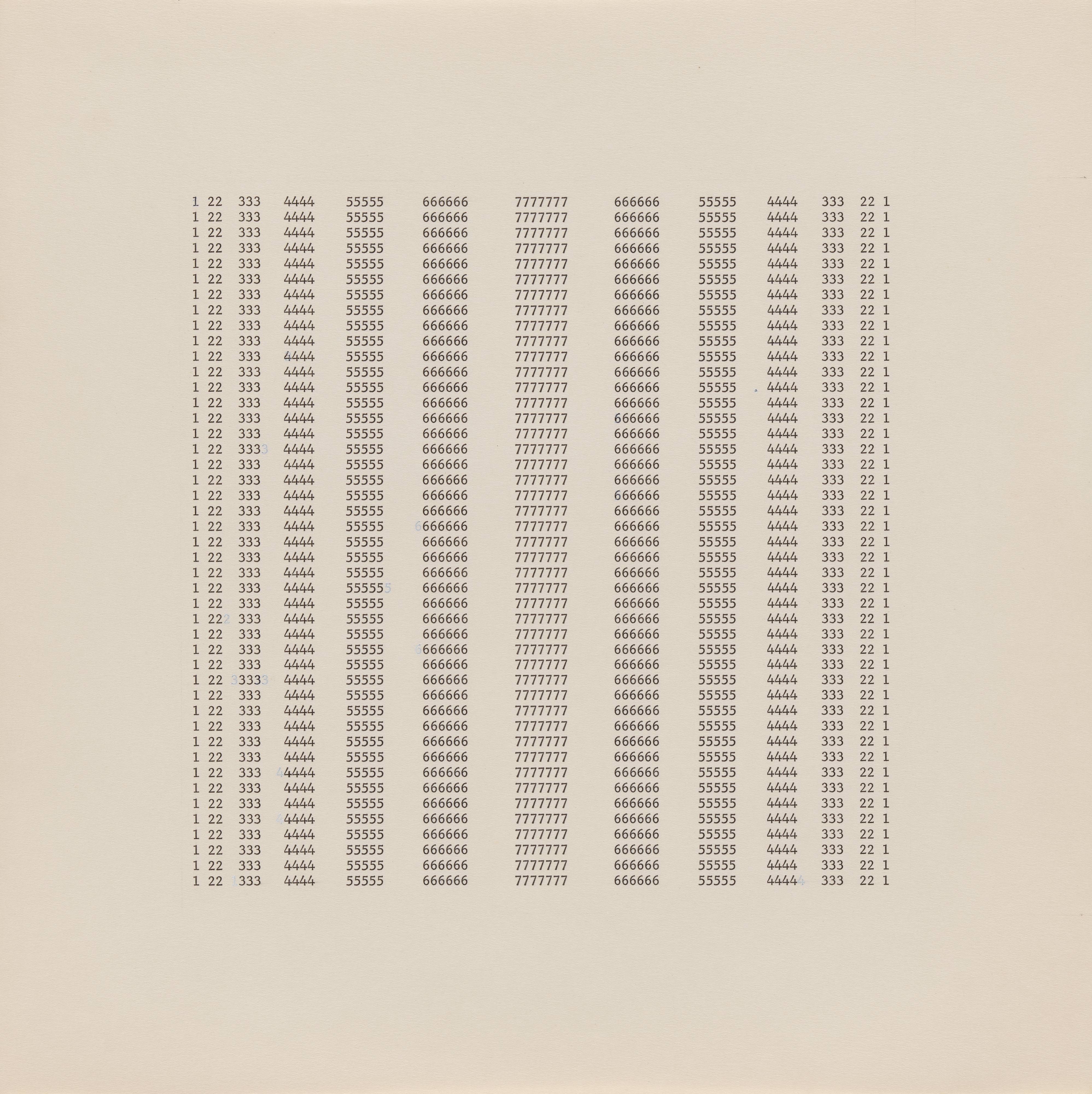 Untitled, from the series Type Writer Type