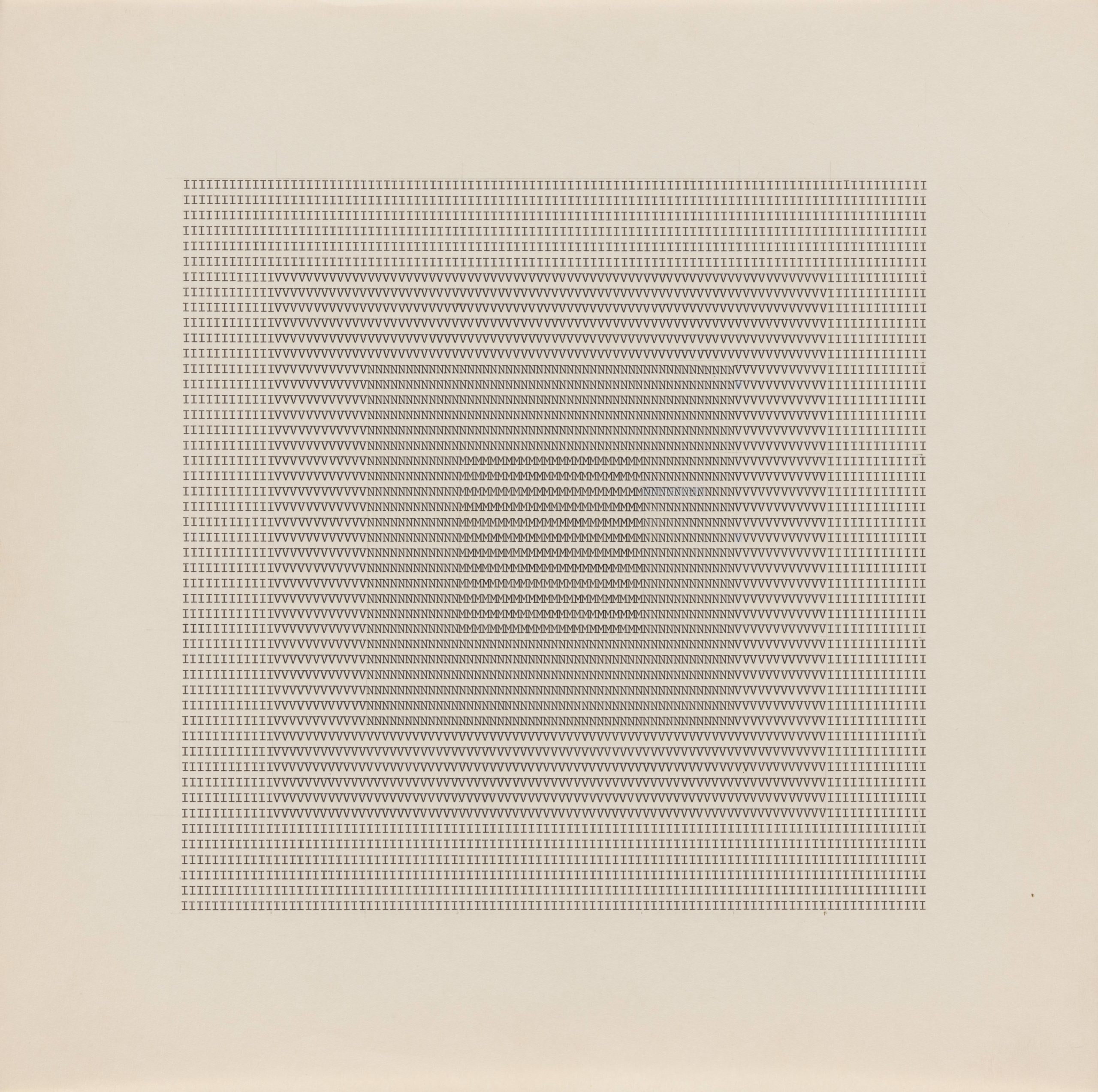 Untitled, from the series Type Writer Type