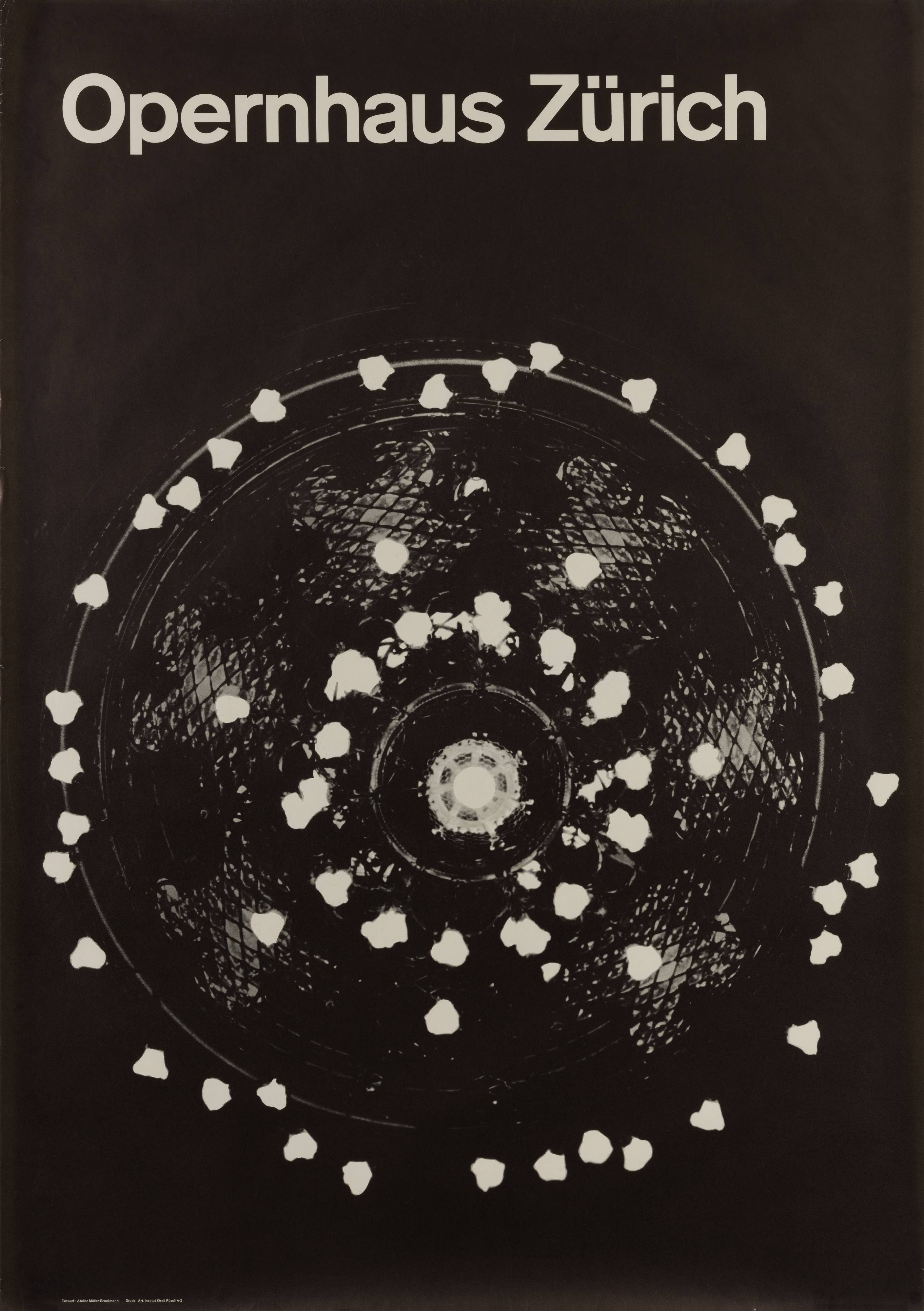 Opernhaus Zürich poster