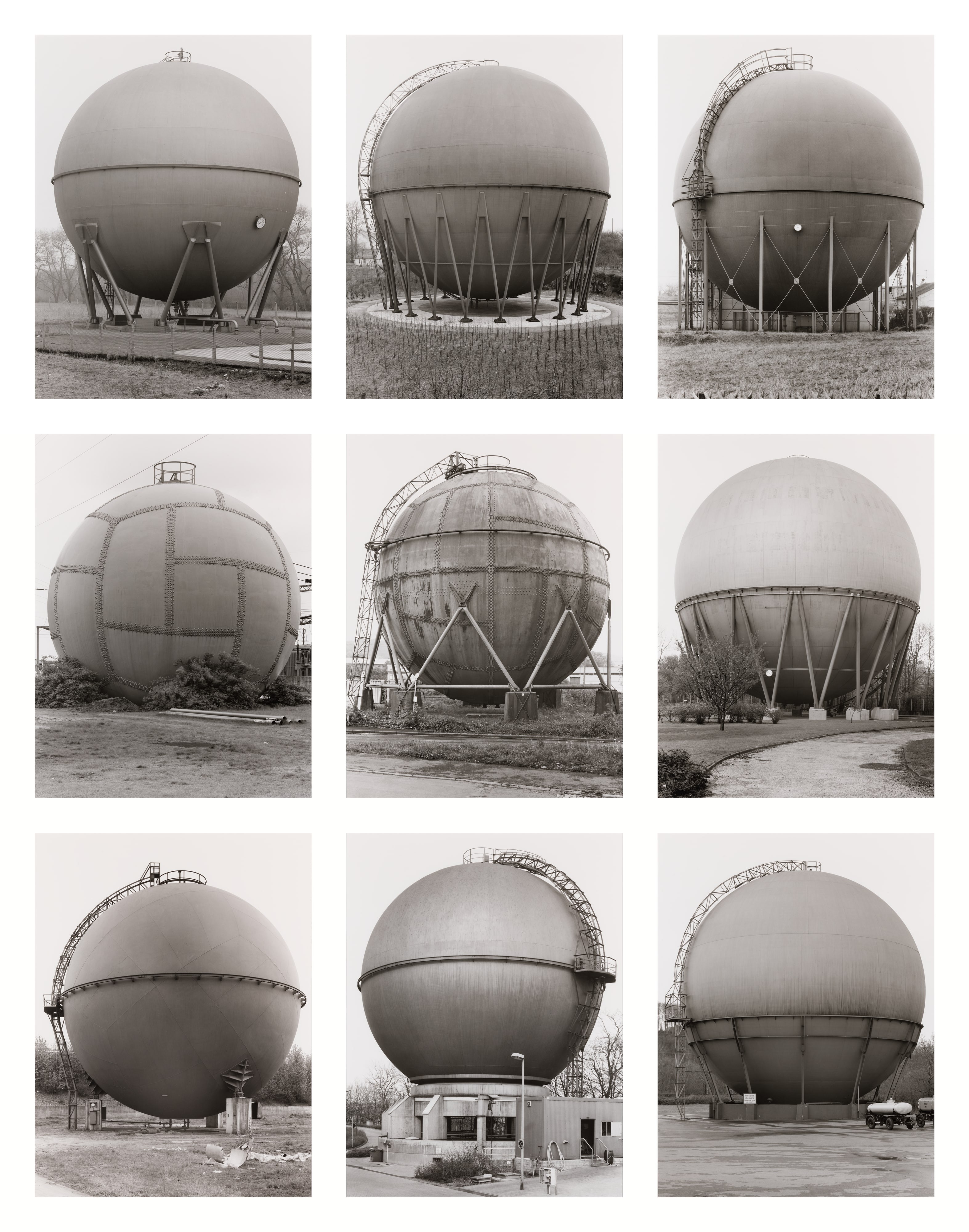 Gasbehälter (Kugel), Deutschland (Gas Holders [Spherical], Germany)