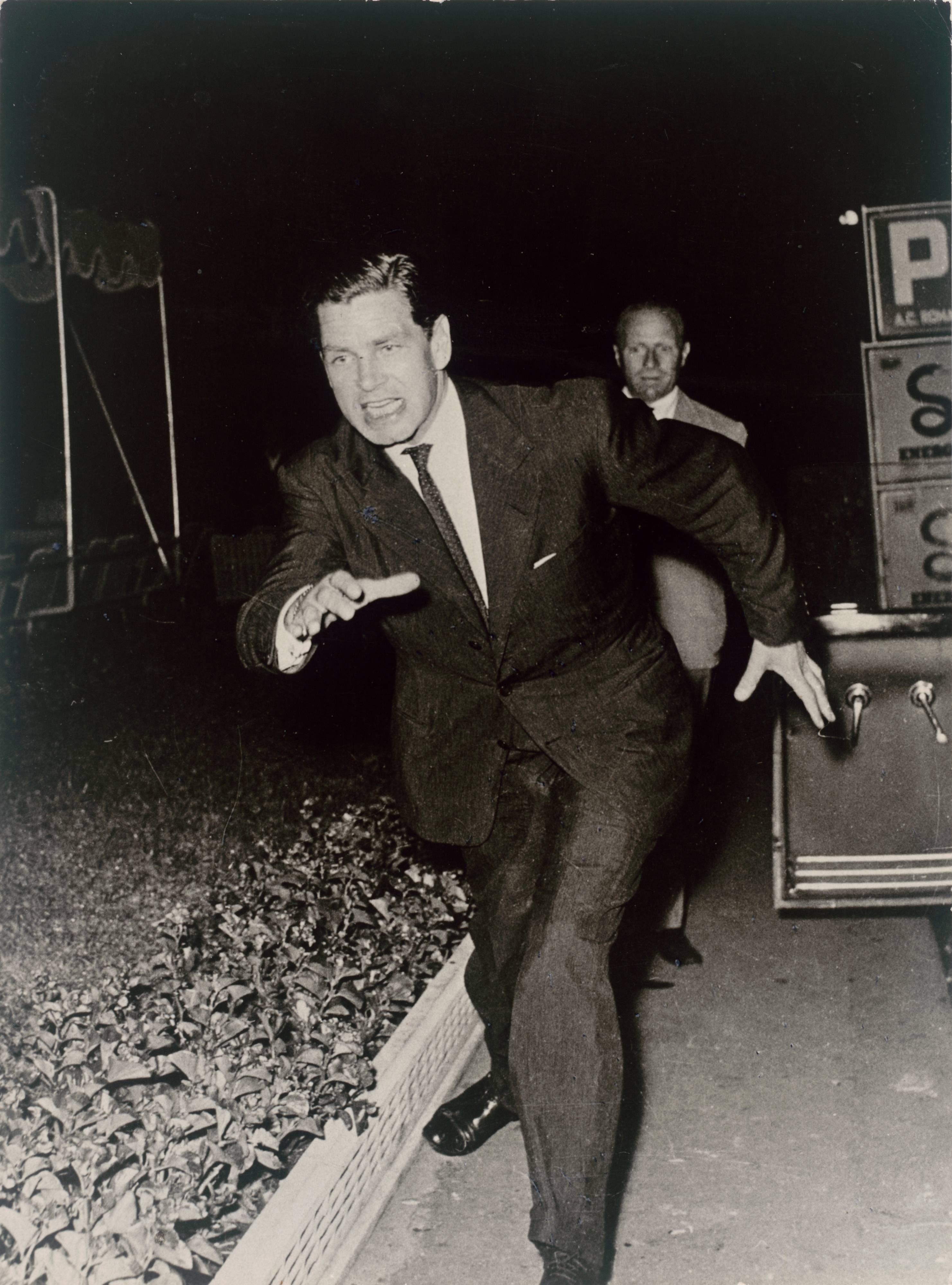 Anita Ekberg and Husband Anthony Steel, Vecchia Roma