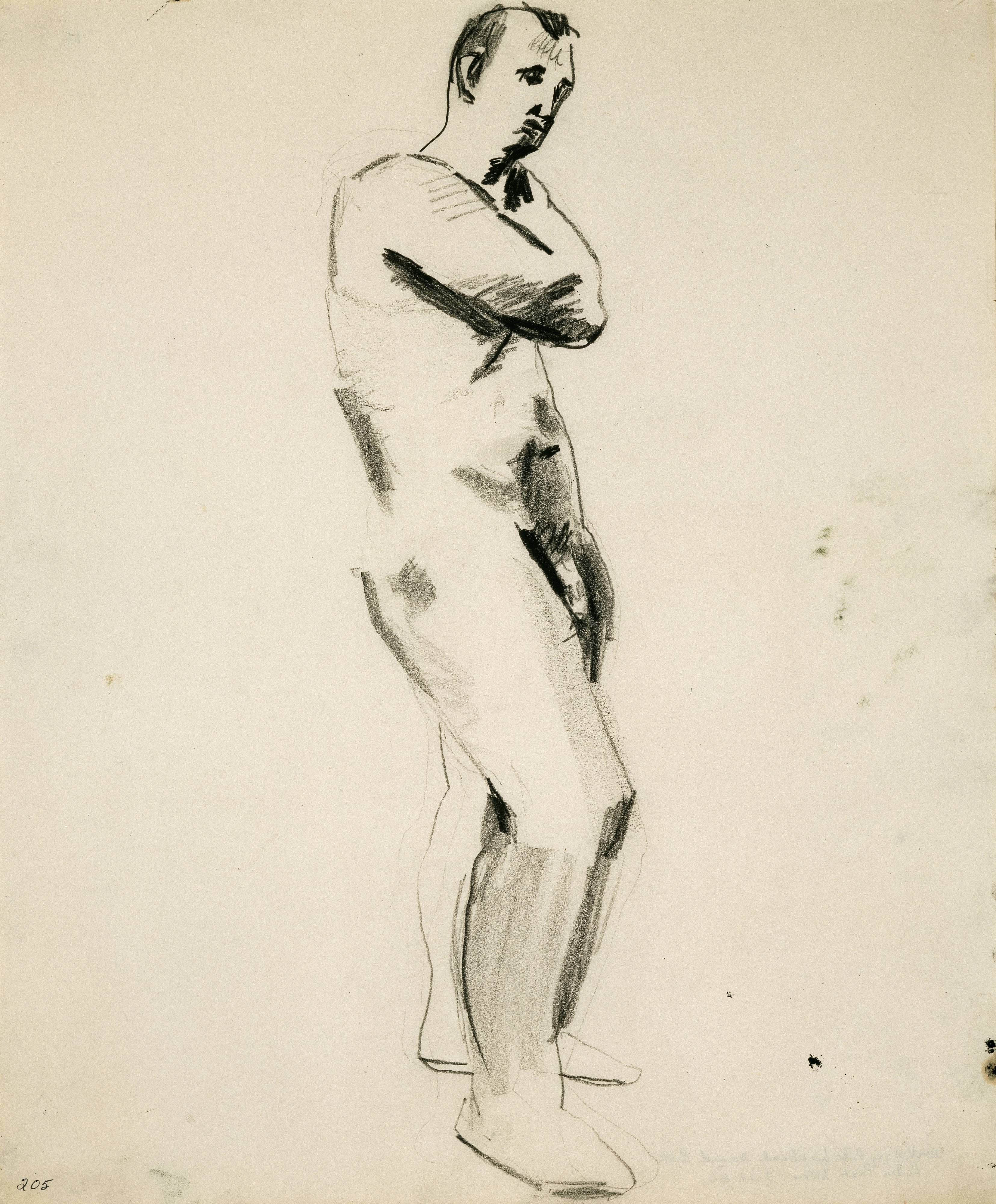 Untitled (Nude Male Figure)