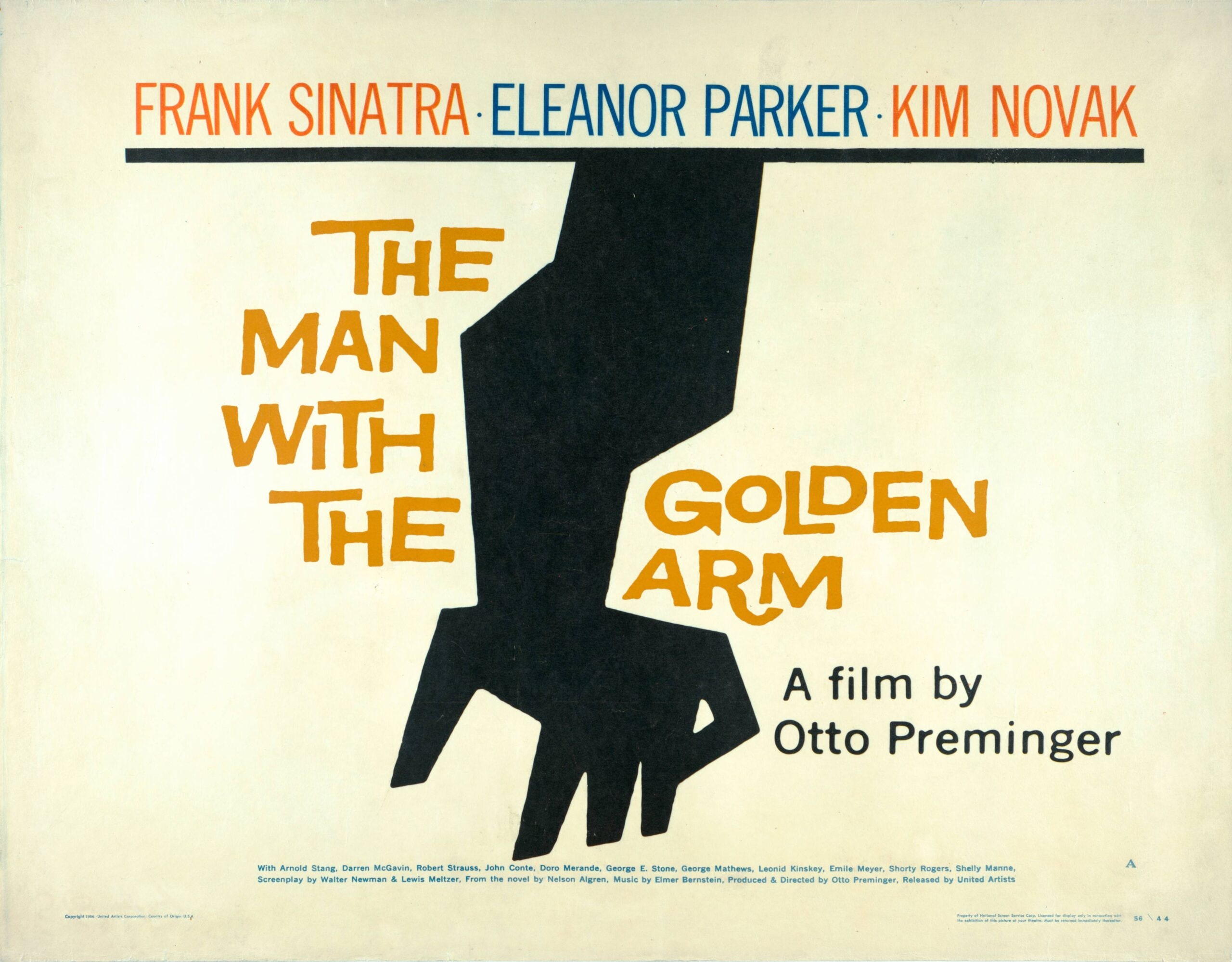 The Man With the Golden Arm poster