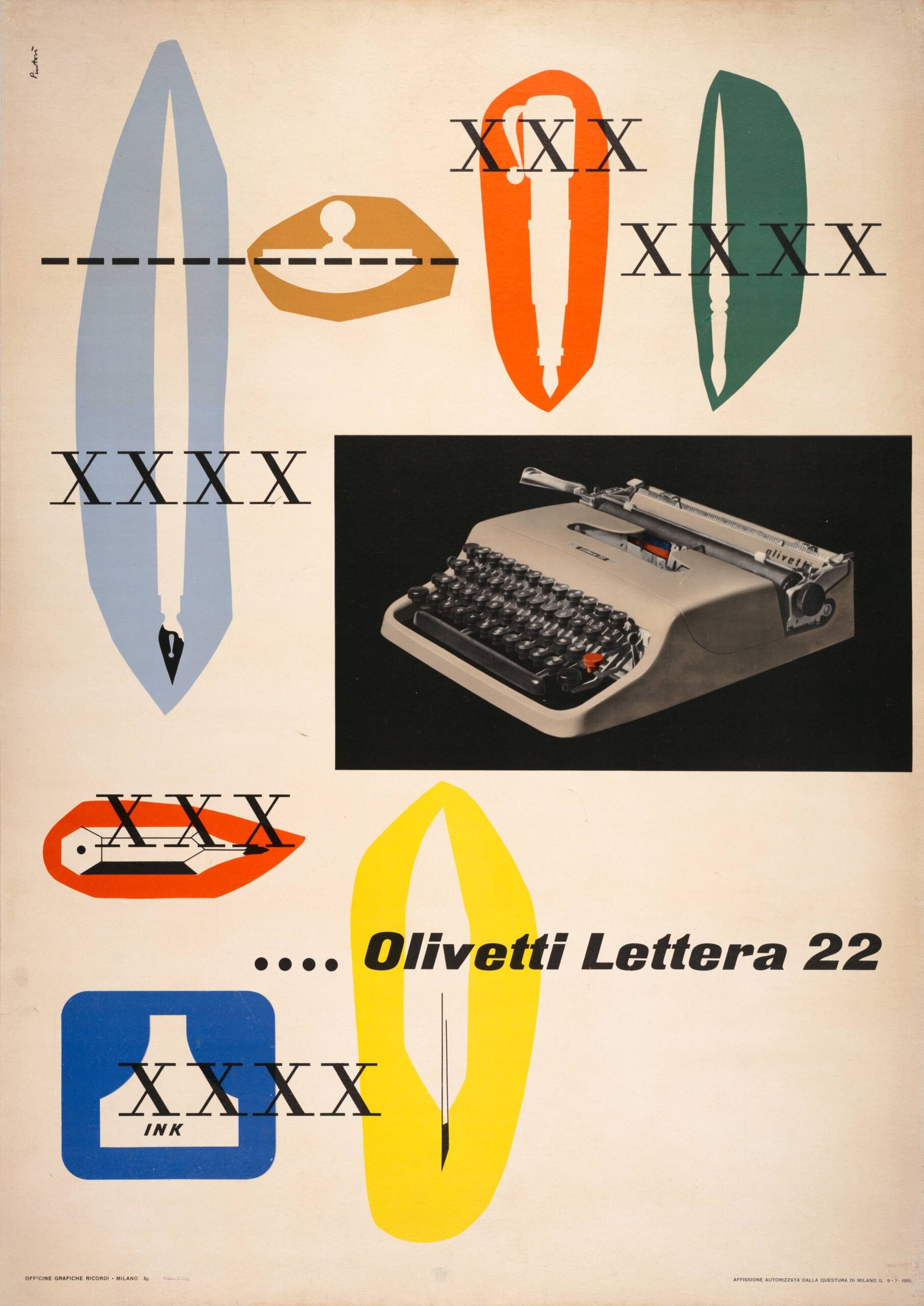 Olivetti Lettera 22 poster