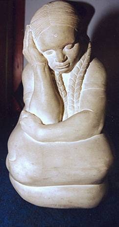 Seated Indian Woman