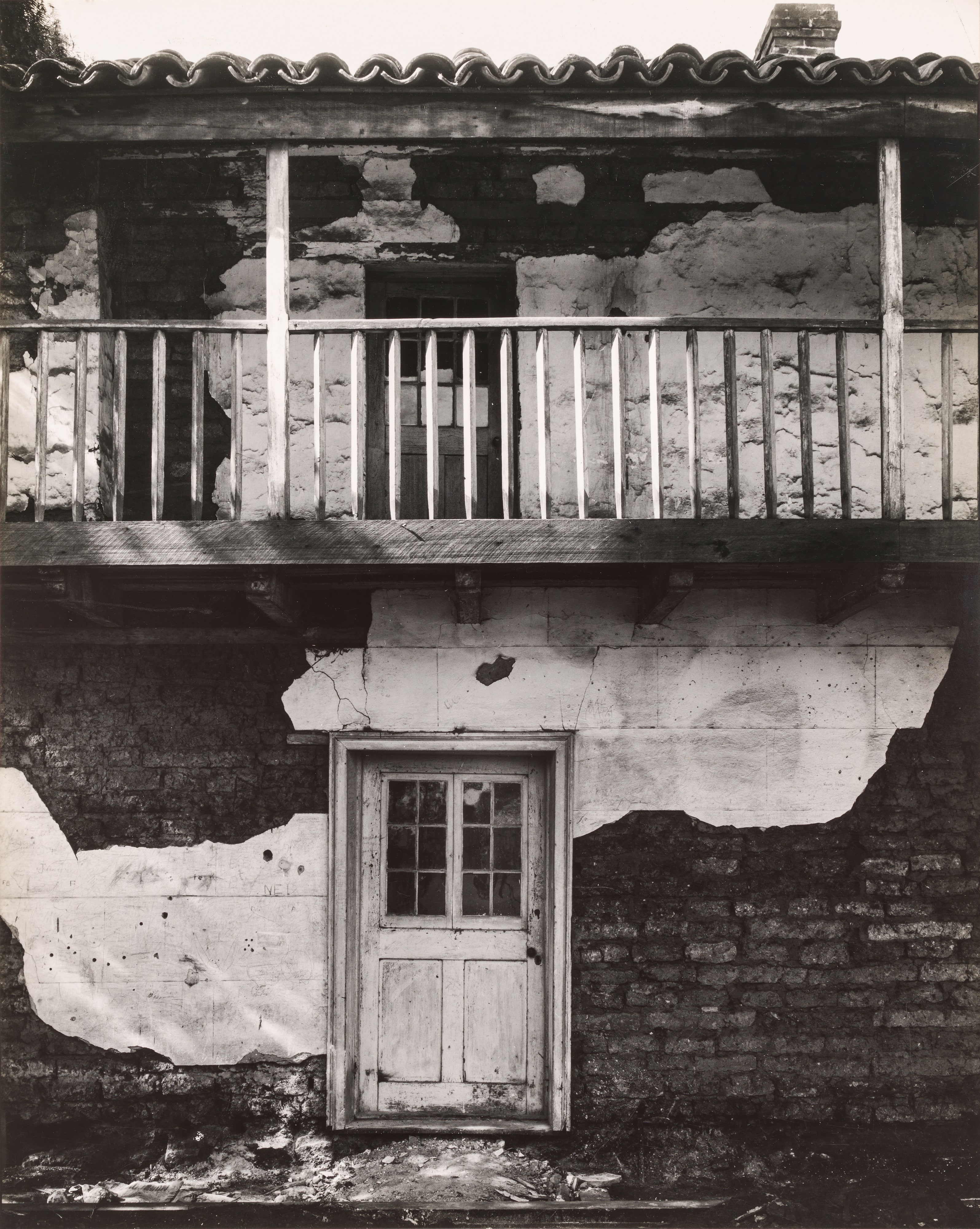 Detail, Castro Adobe, San Juan Bautista