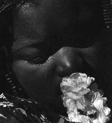 Frances with a Flower