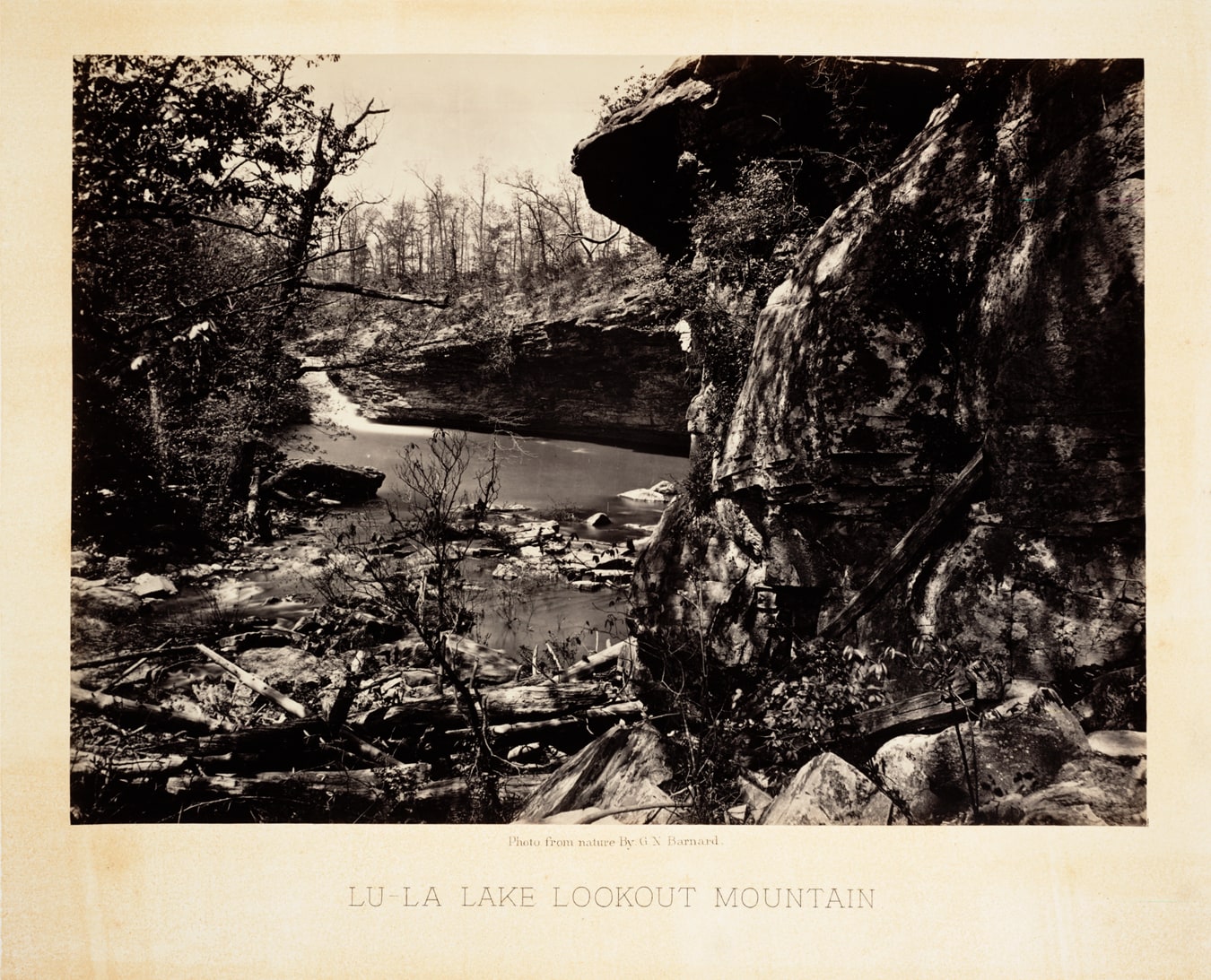 Lu-La Lake, Lookout Mountain, from Photographic Views of Sherman's Campaign