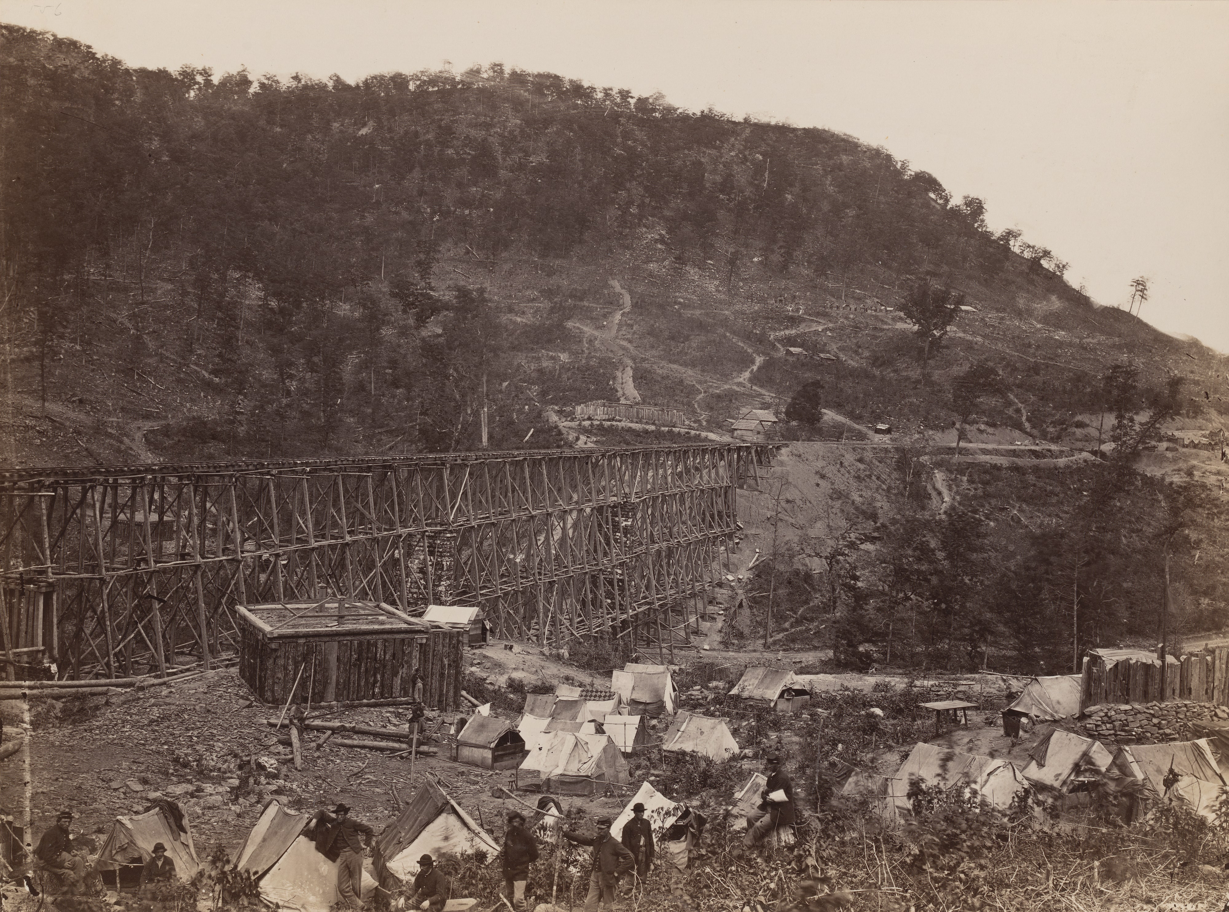 Pass in the Raccoon Range, Whiteside No. 1, from Photographic Views of Sherman's Campaign