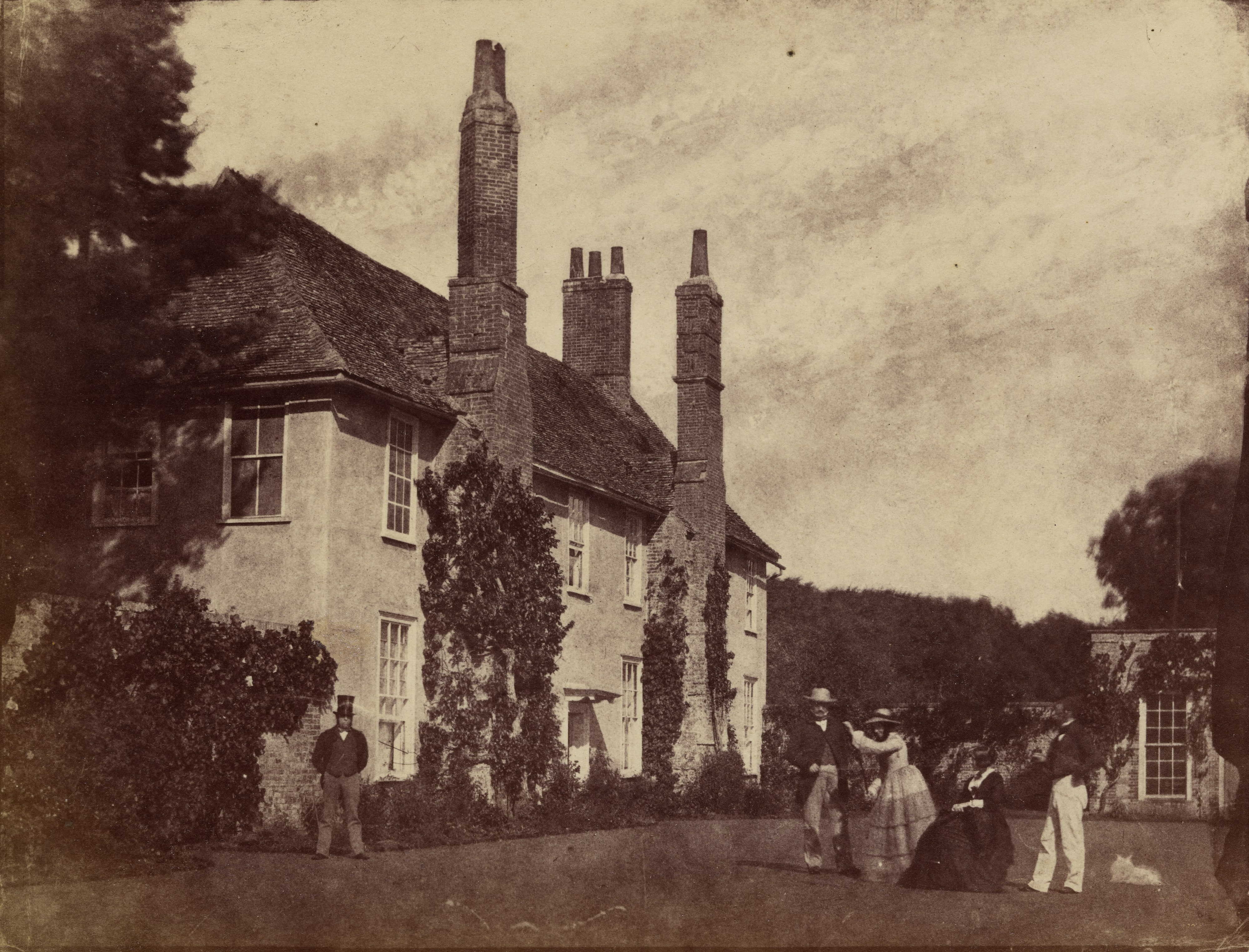 Group Portrait, Including the Photographer and His Dog