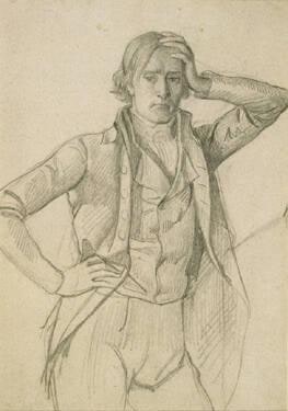 Study for the Figure of Pierre Lehardi