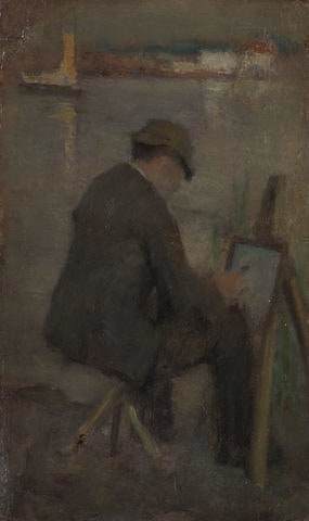 An Artist Painting