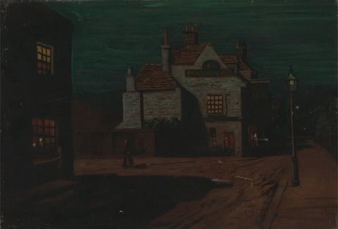 The Black Lion, Chelsea by Night