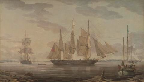 Ships in harbor