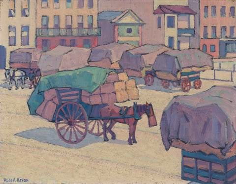 Hay Carts, Cumberland Market