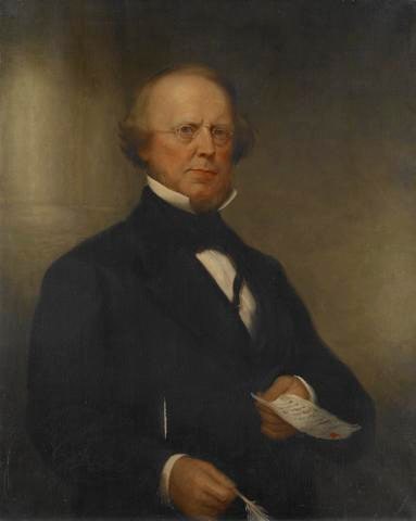 The Honorable Roger Sherman Baldwin (1793-1863), B.A. 1811, M.A. 1814, LL.D. 1845 (after a posthumous portrait of 1863)