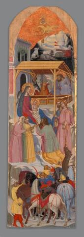 The Adoration of the Magi, One of Three Fragments from a Folding Triptych