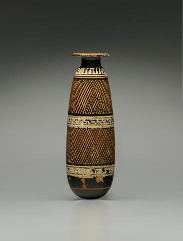 Black-figure alabastron