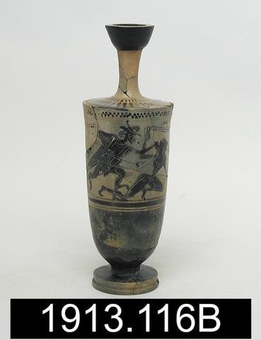 Black-figure shoulder lekythos