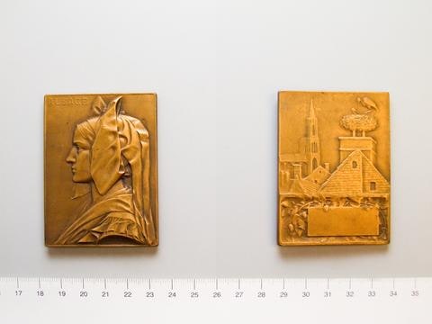 Bonze Plaque Alsace