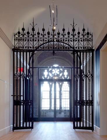 Gates and Transom from the Third Floor of the Old Art Gallery