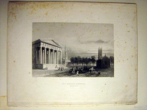Bartlett's Gothic View of the Green