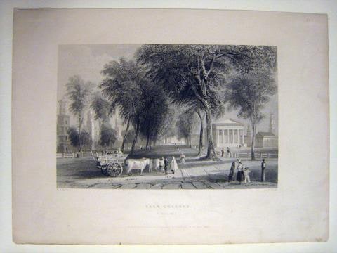 Bartlett's View of Yale College and the State House